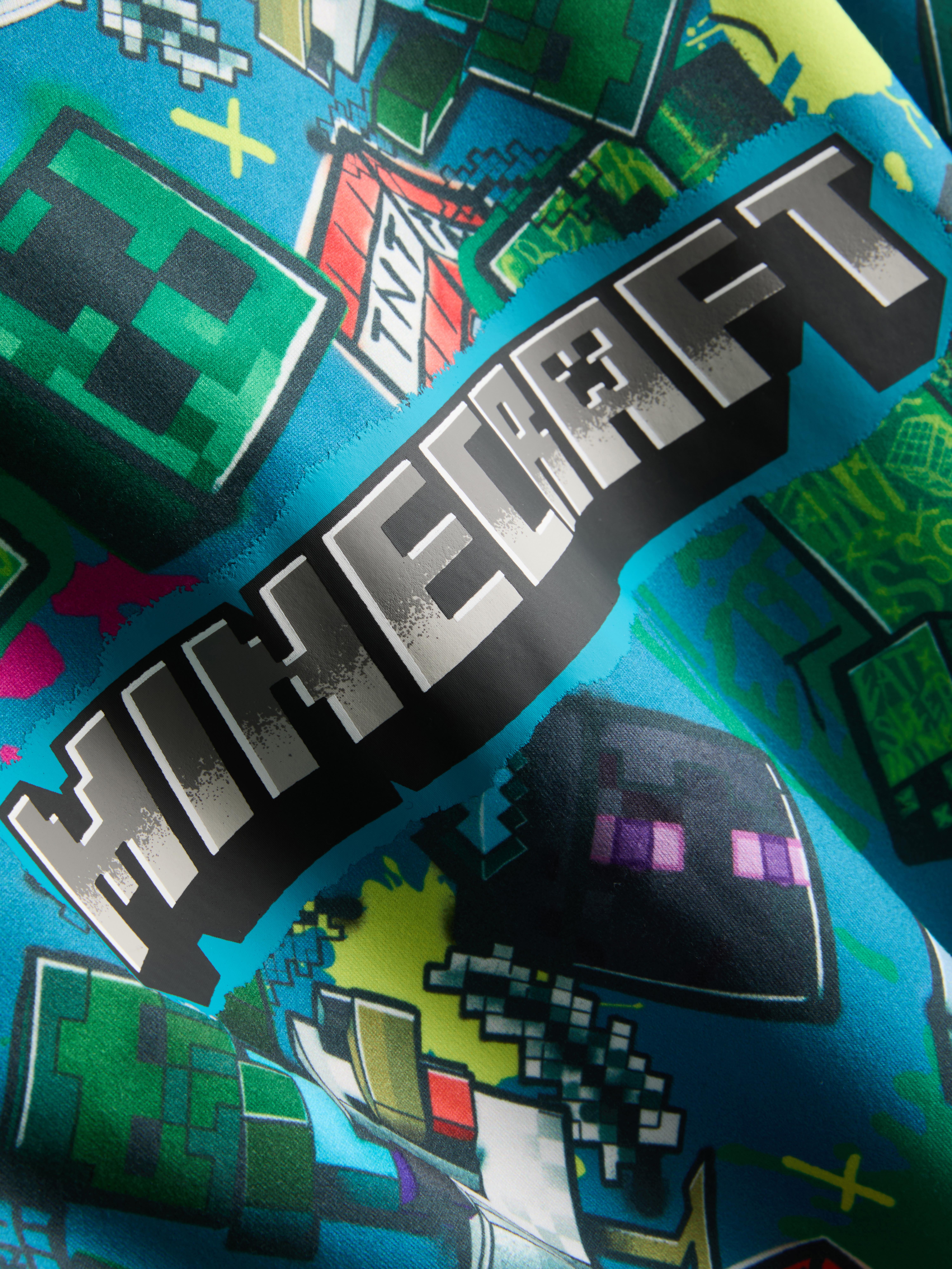 5–15 éves | Minecraft rövidnadrágos pizsama