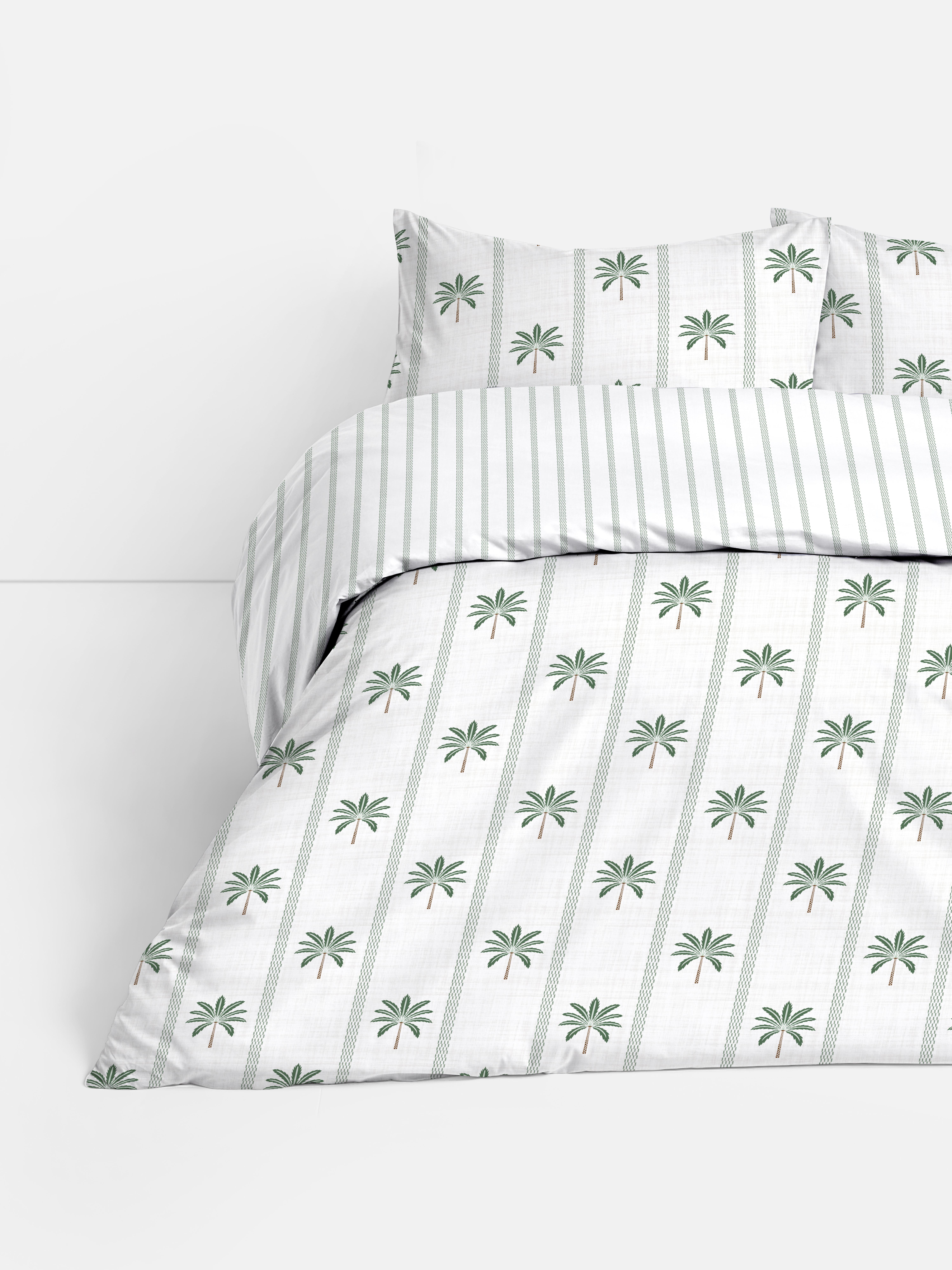 Palm Print Bedding Set