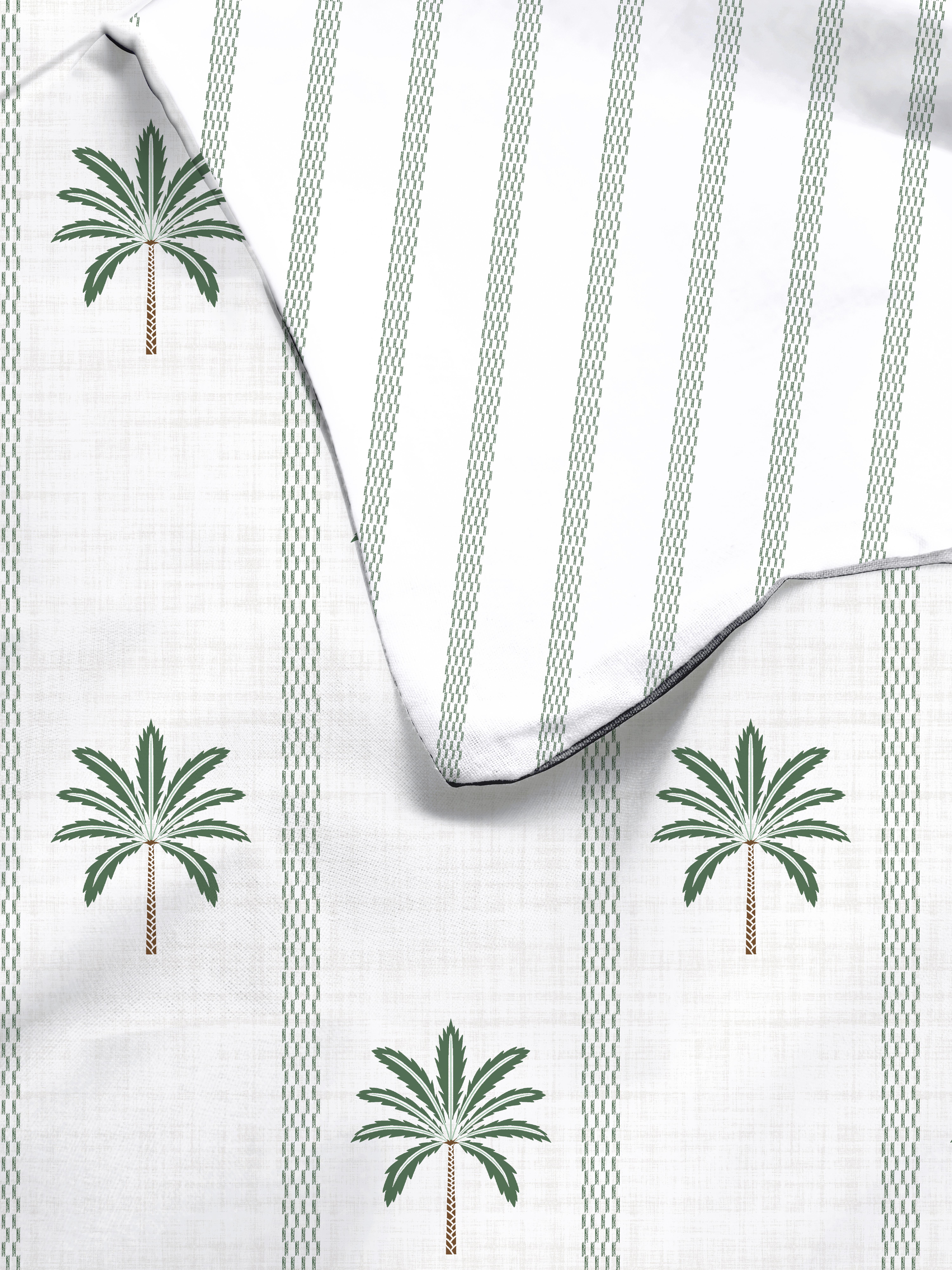 Set biancheria da letto con stampa palme