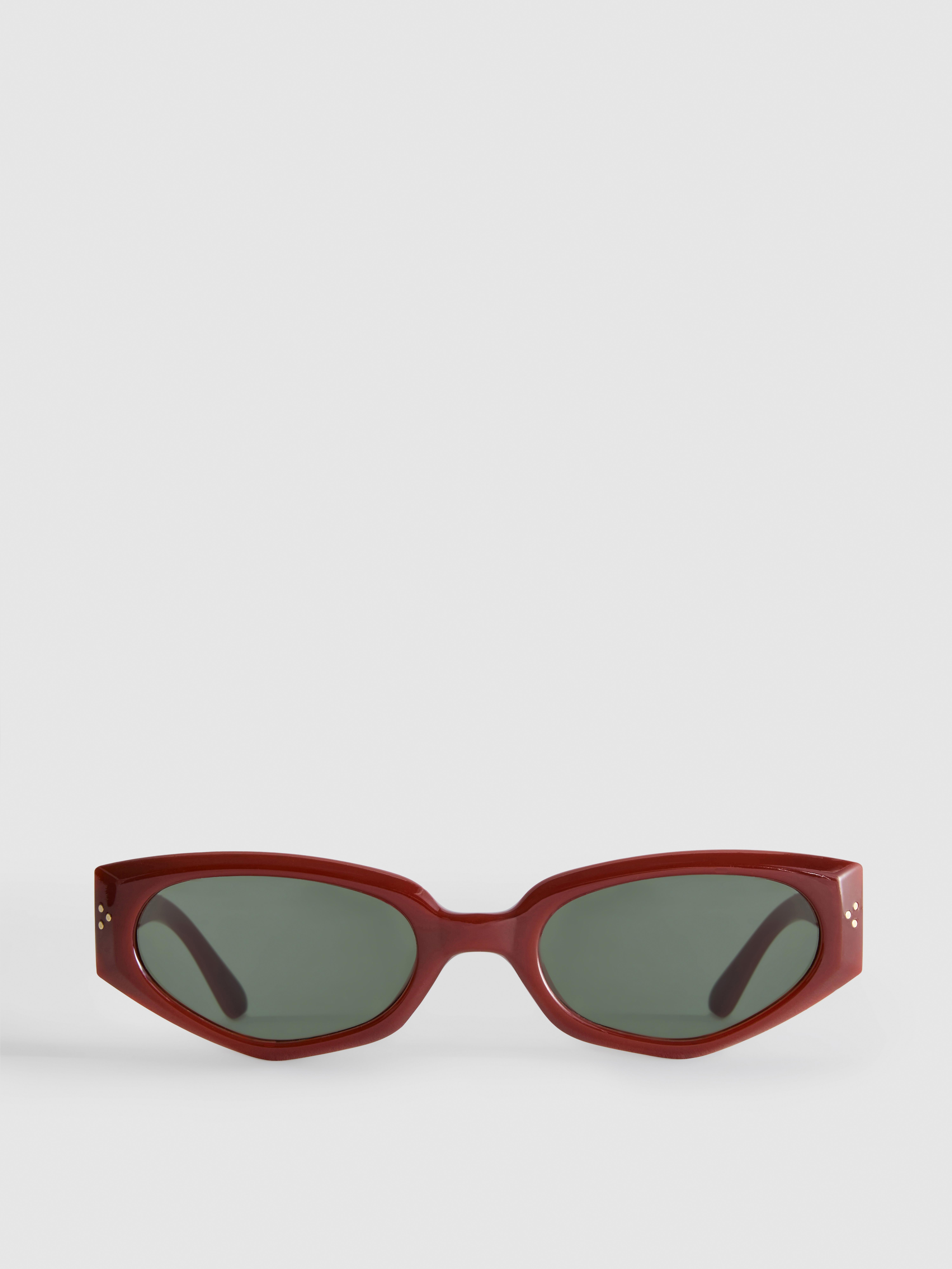 Occhiali da sole cat-eye esagonali