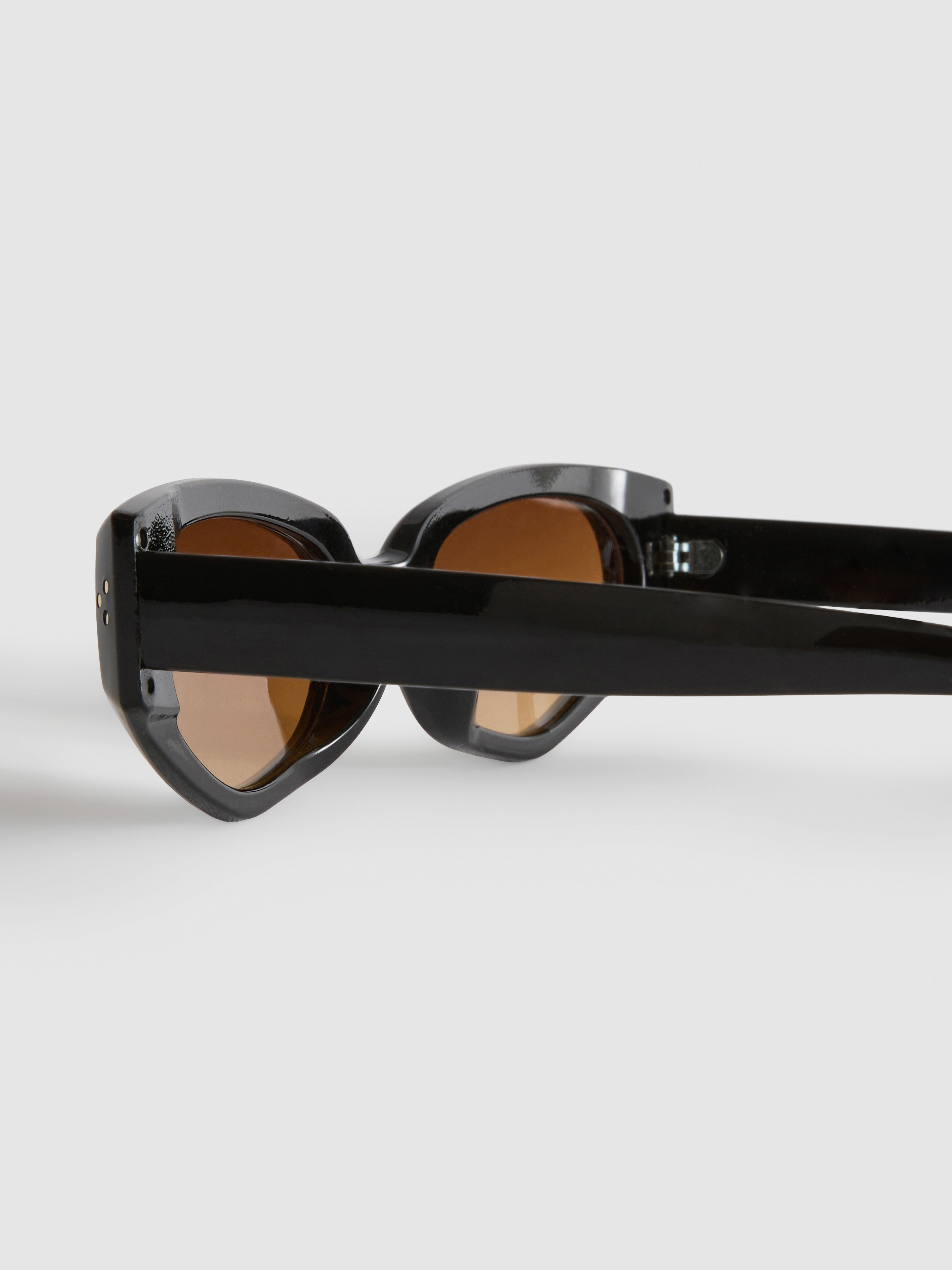 Hexagon Cat-Eye Sunglasses