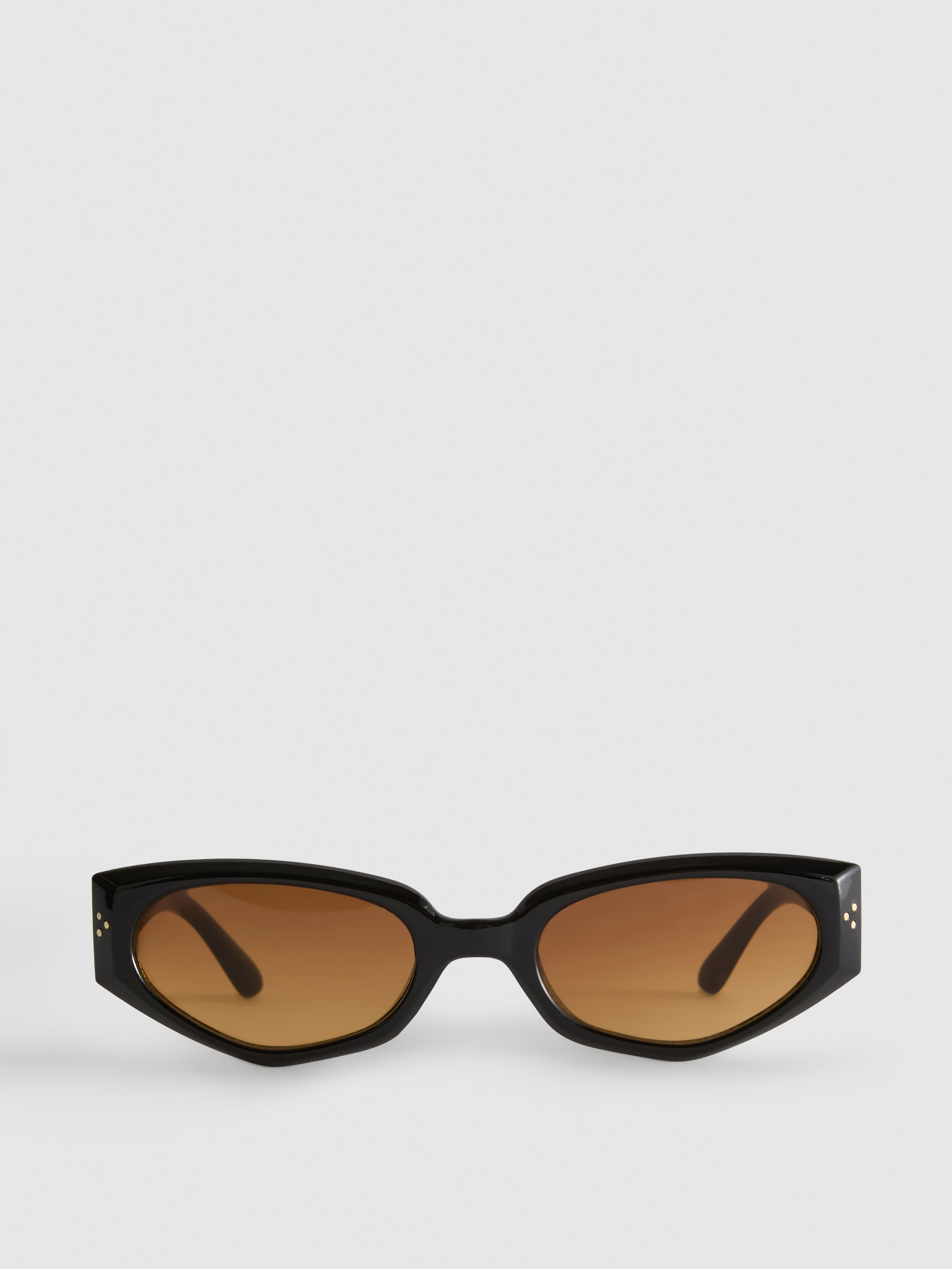 Hexagon Cat-Eye Sunglasses