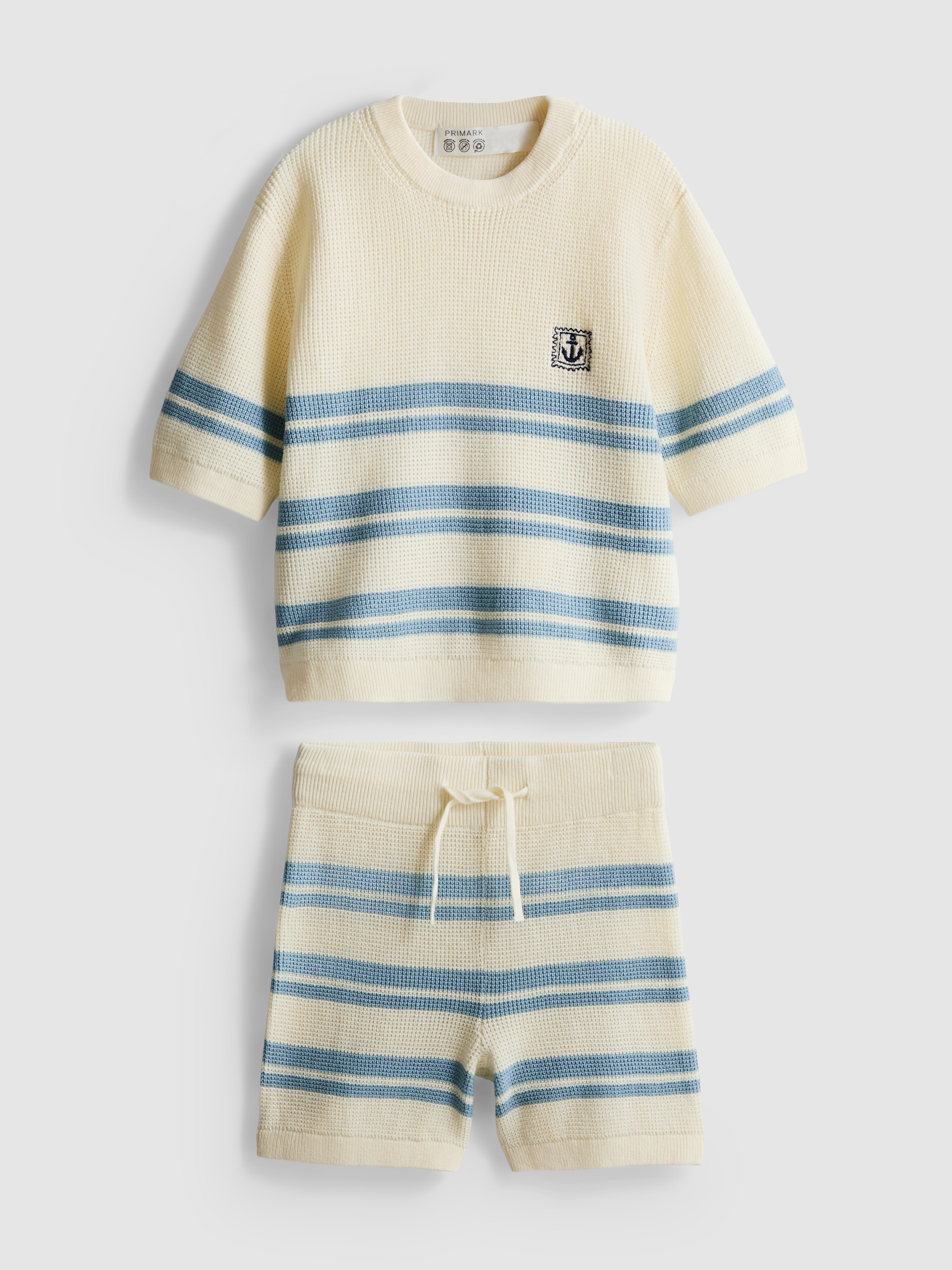 18 mois–9 ans | Ensemble haut et short en maille