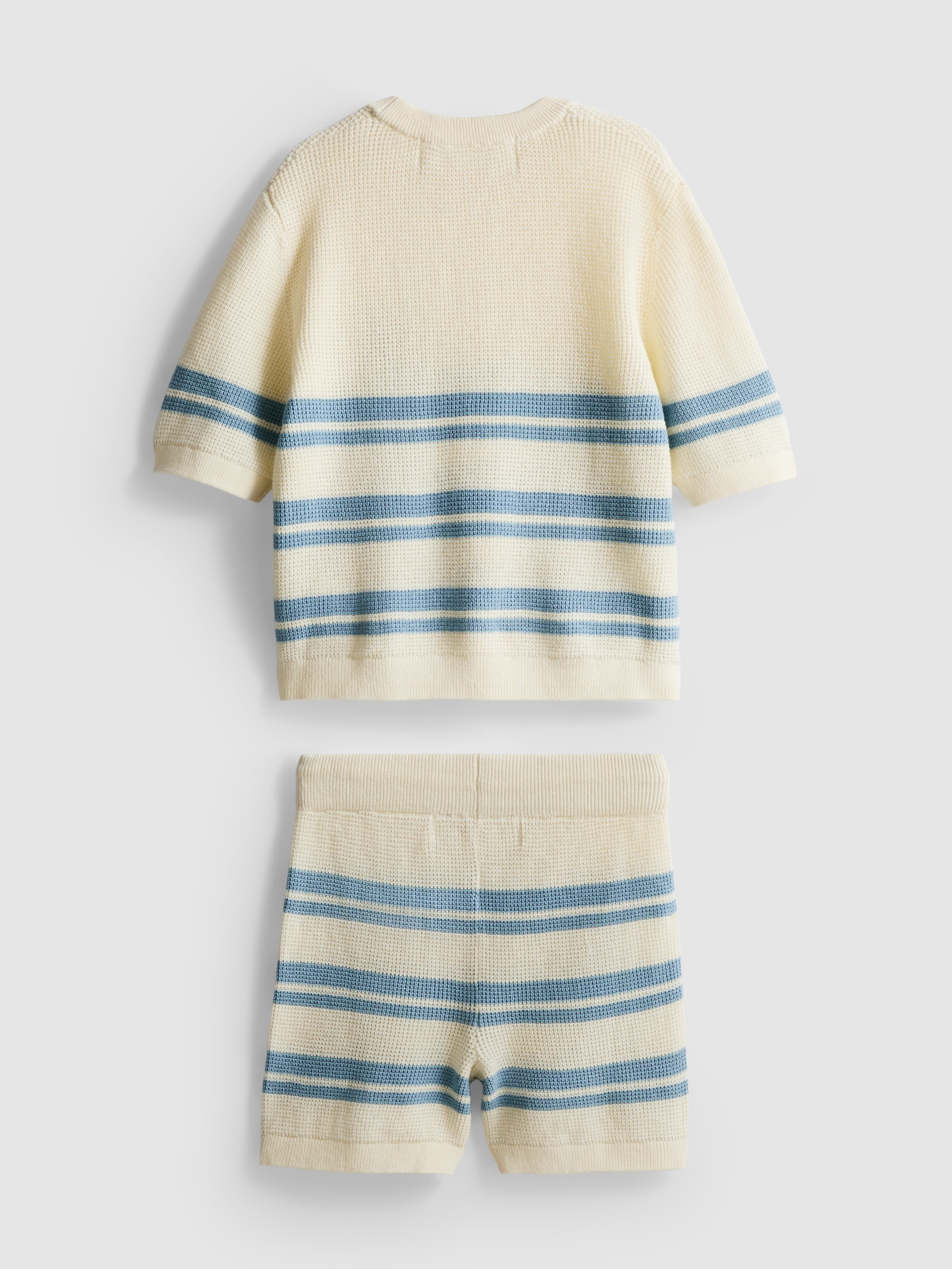 1.5-9yrs | Knit Top and Shorts Set