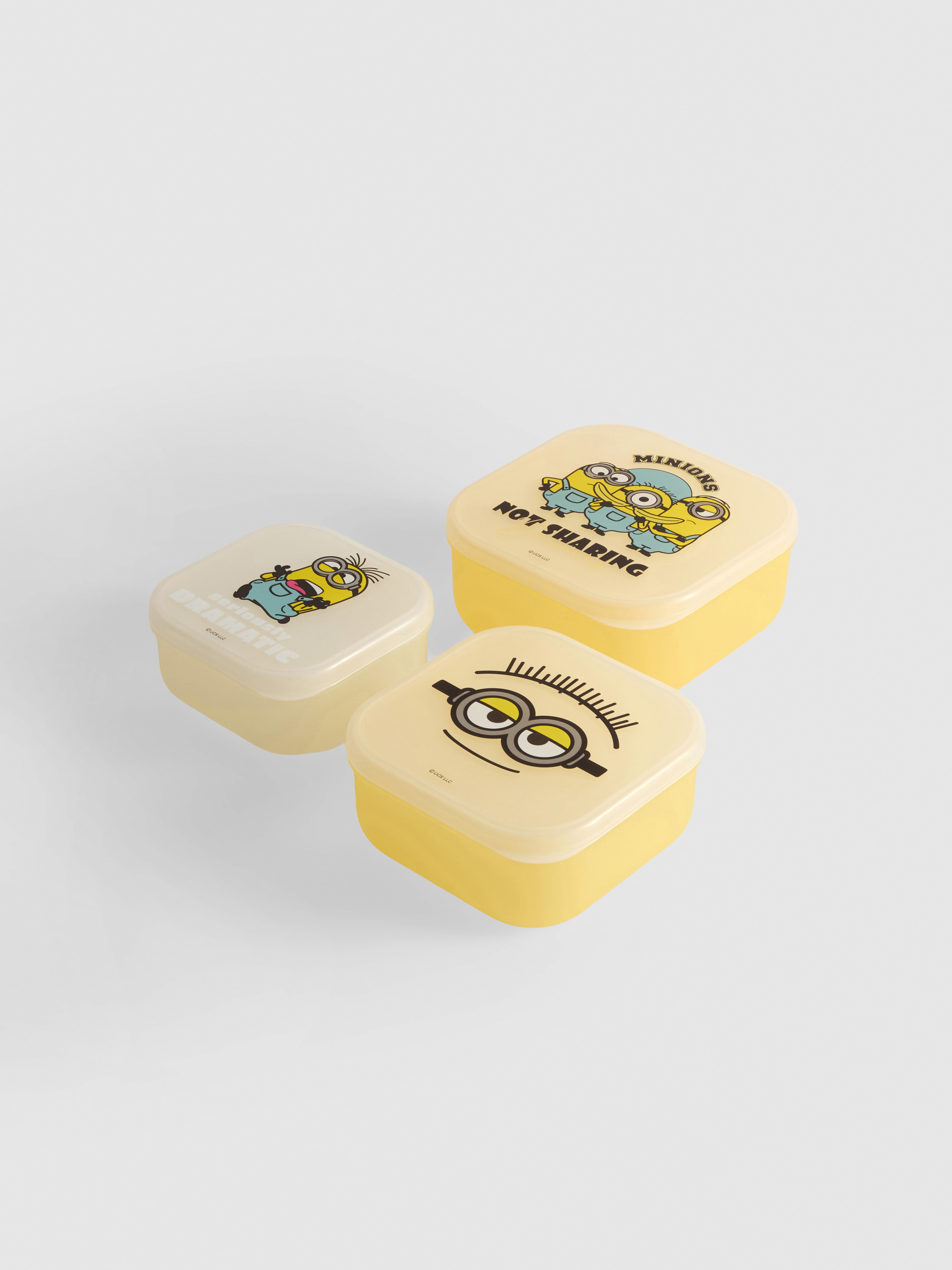 3pk Minions Snack Pots