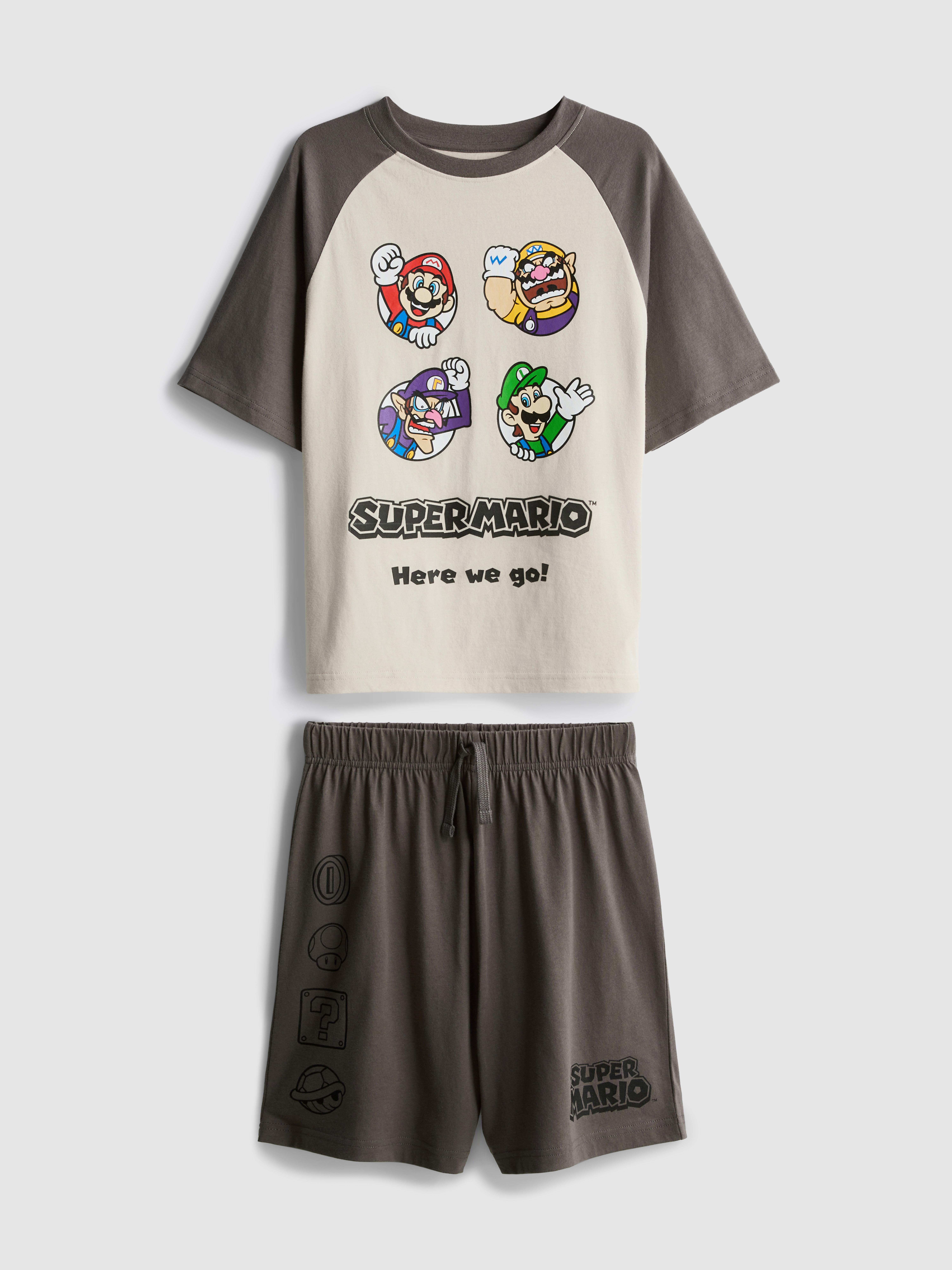 5-15 jr | Korte pyjama Super Mario World