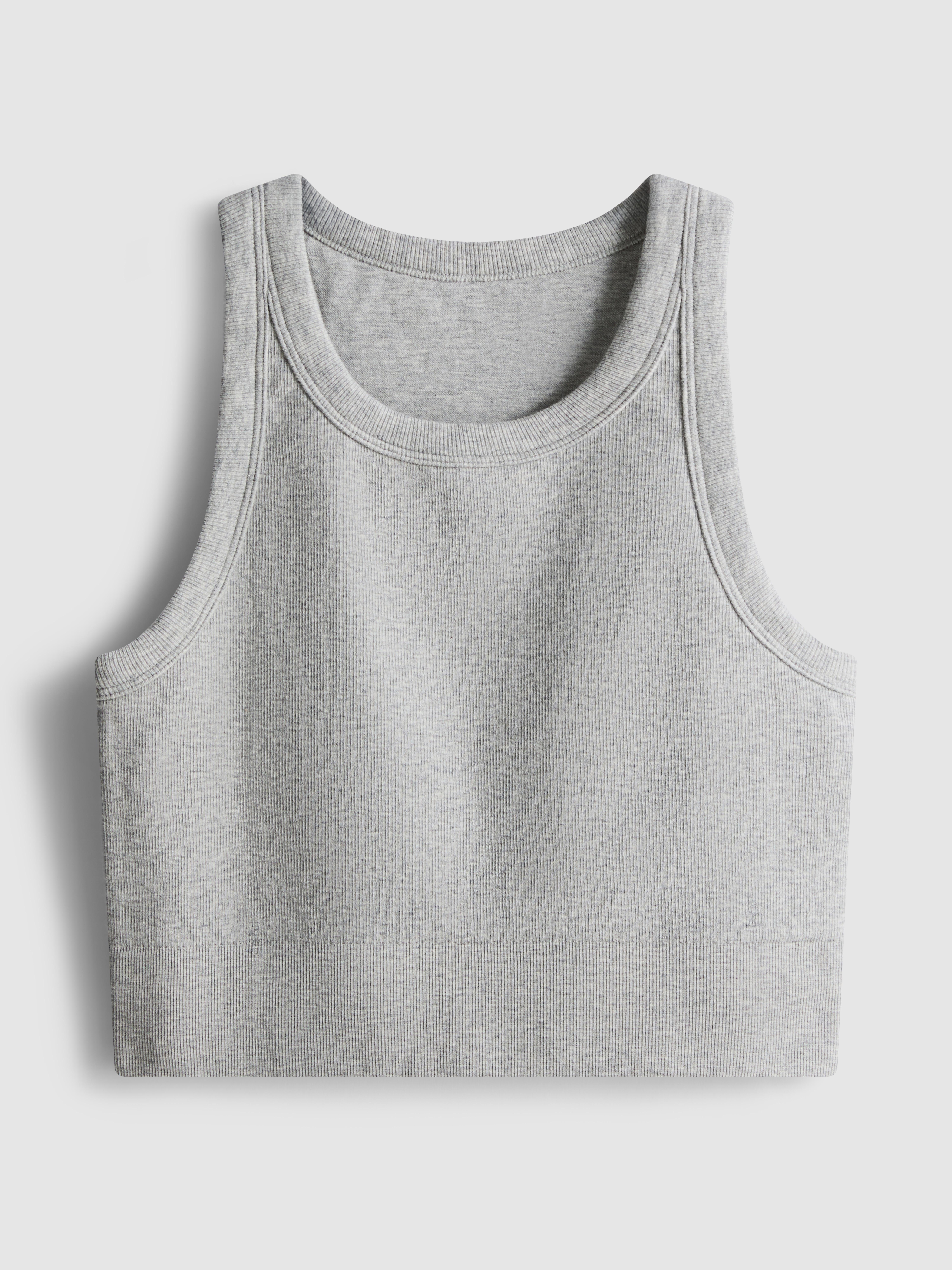 Seamless Ribbed Crop Tank
