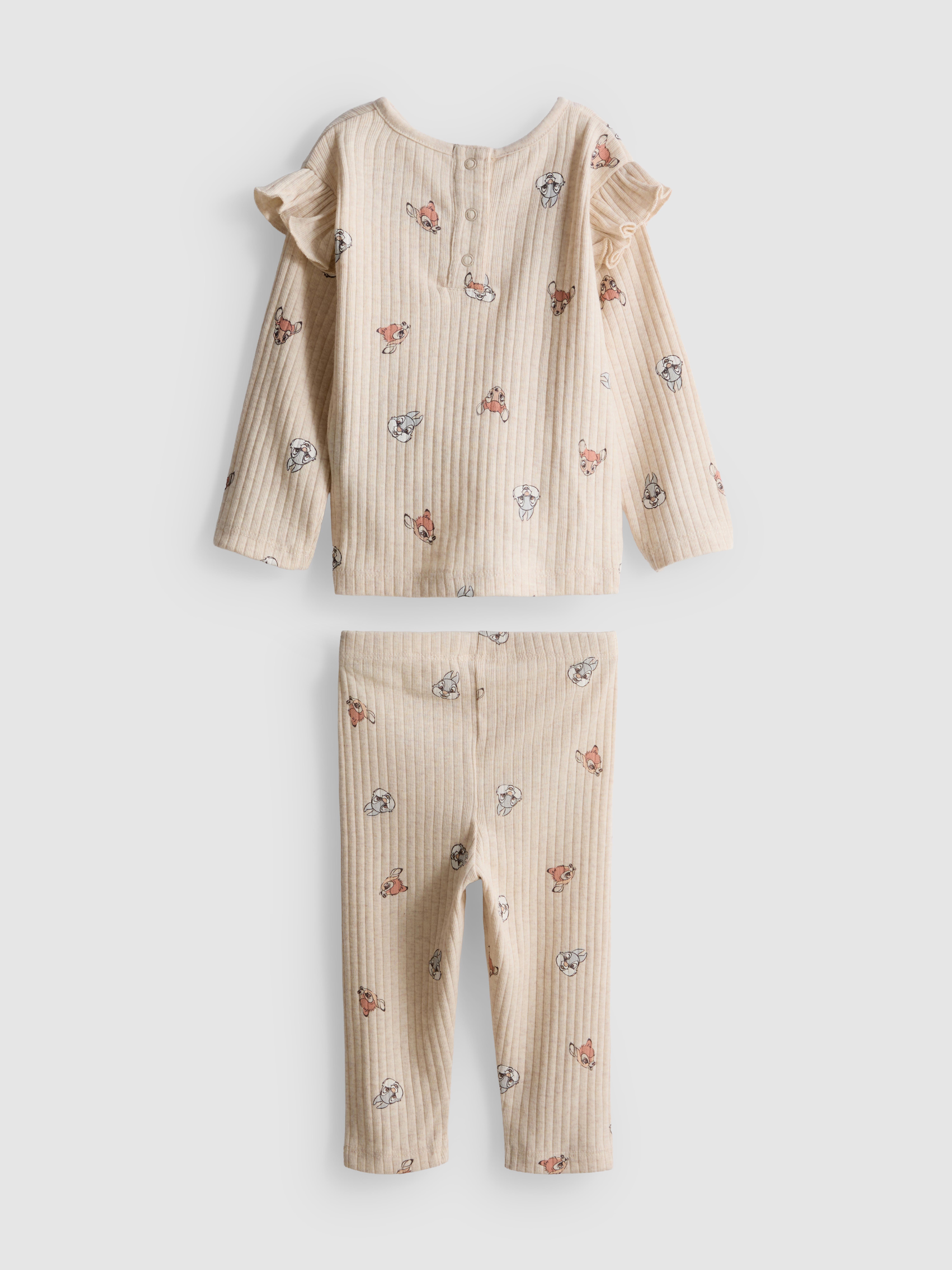 0-18mths | Disney's Bambi Ruffle Top and Leggings Newborn Set