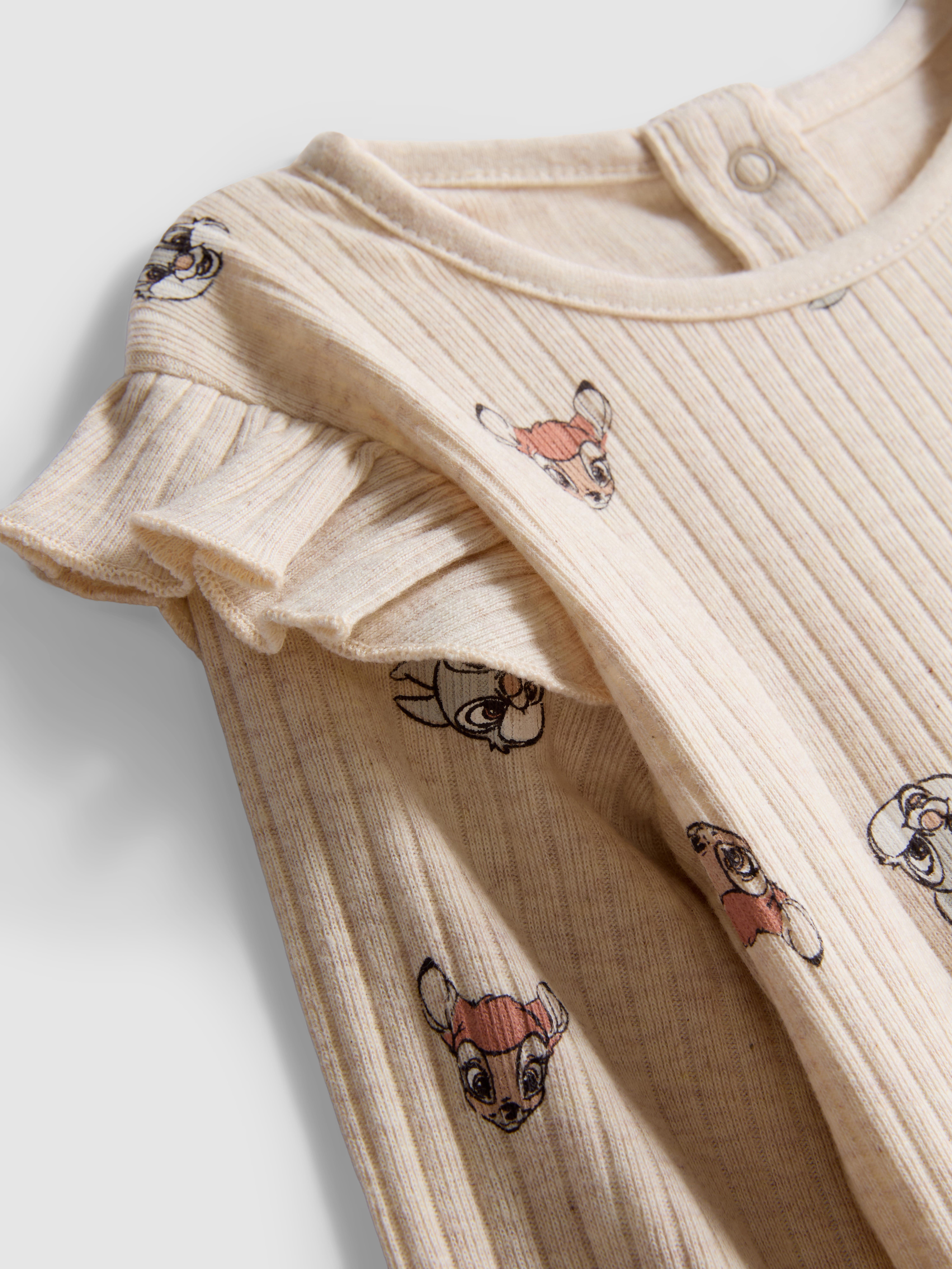 0-18mths | Disney's Bambi Ruffle Top and Leggings Newborn Set