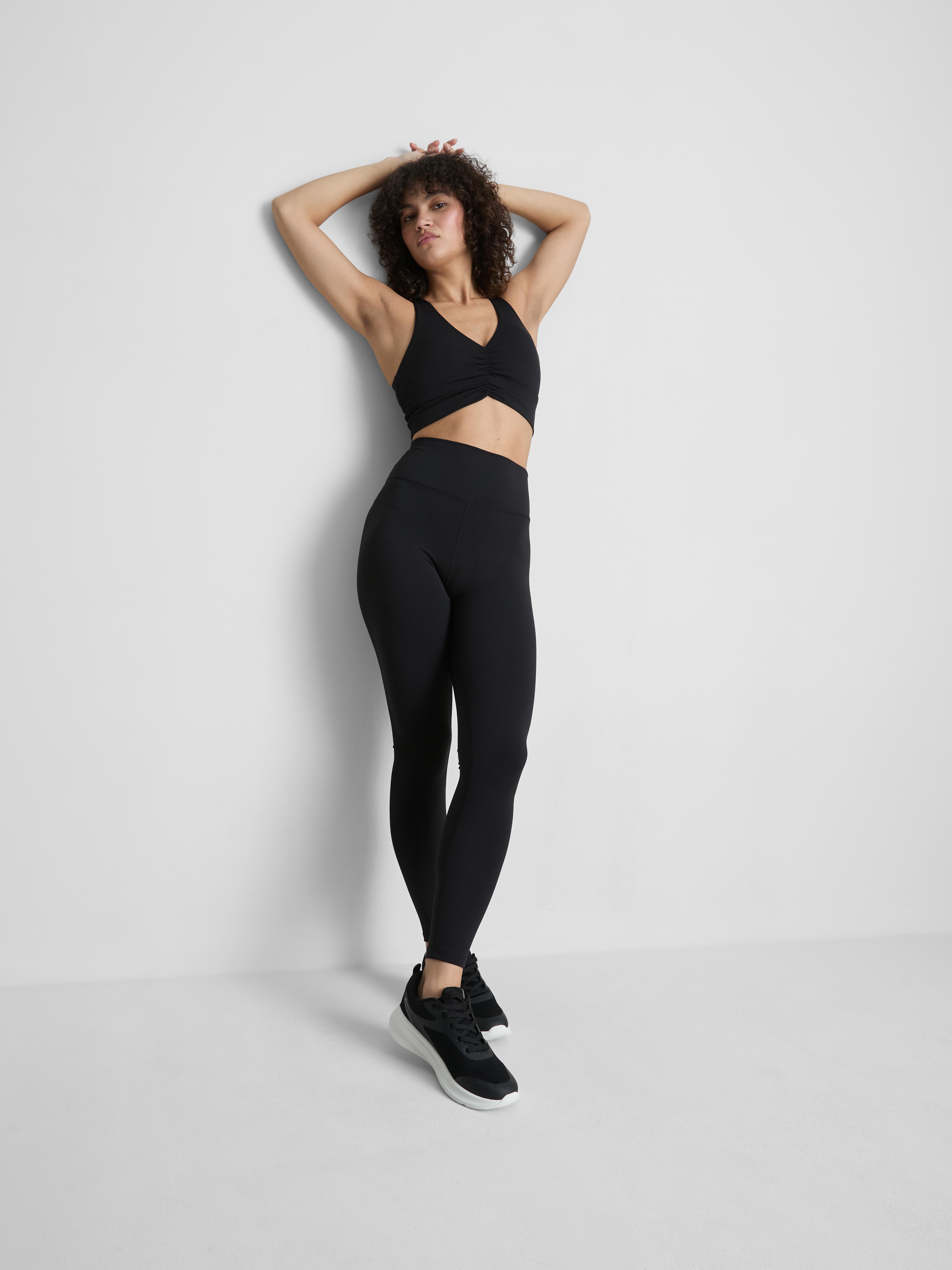 2pk Buttery Soft Active Ruched Crop Tops