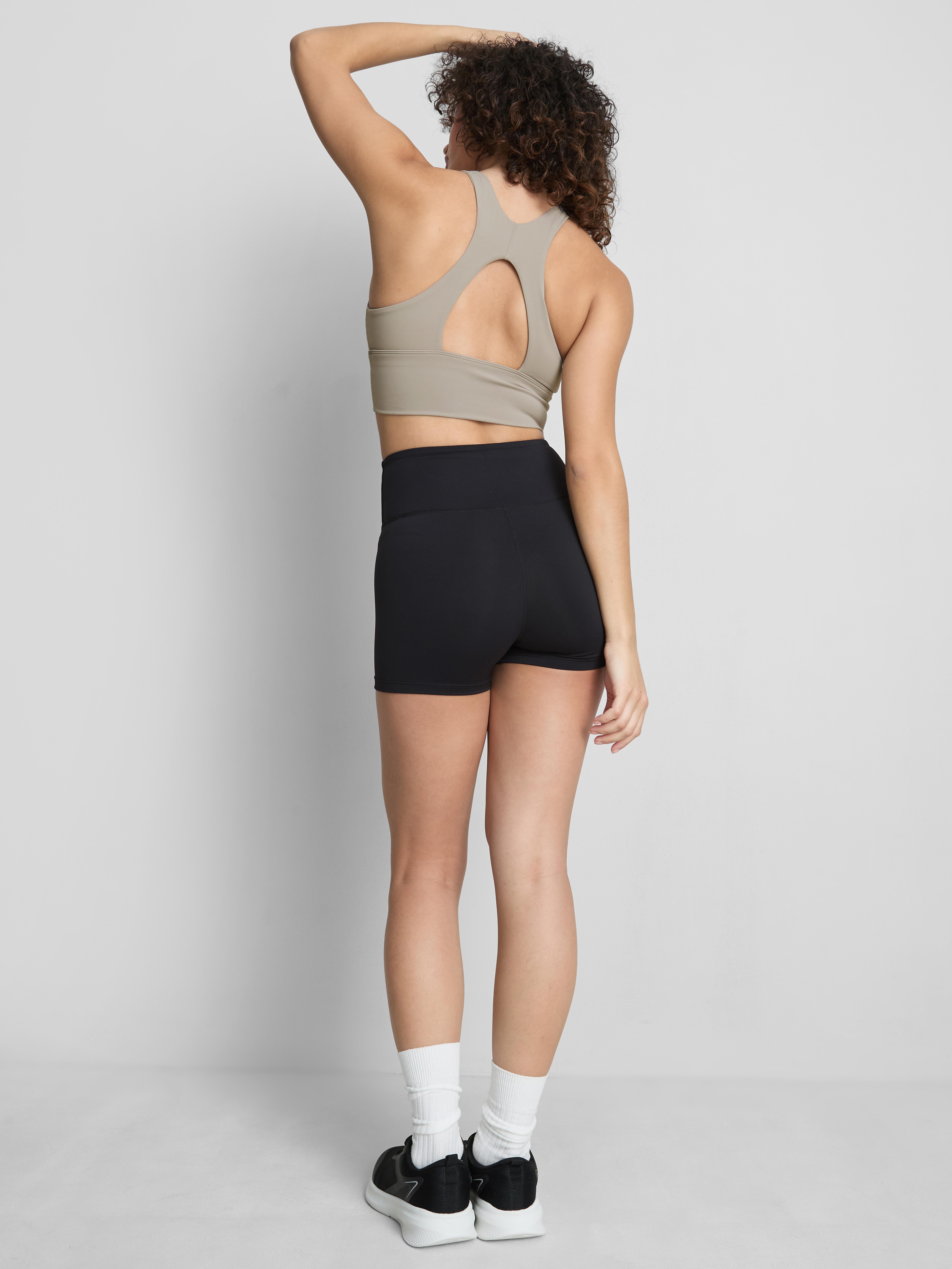 2pk Buttery Soft Active Ruched Crop Tops