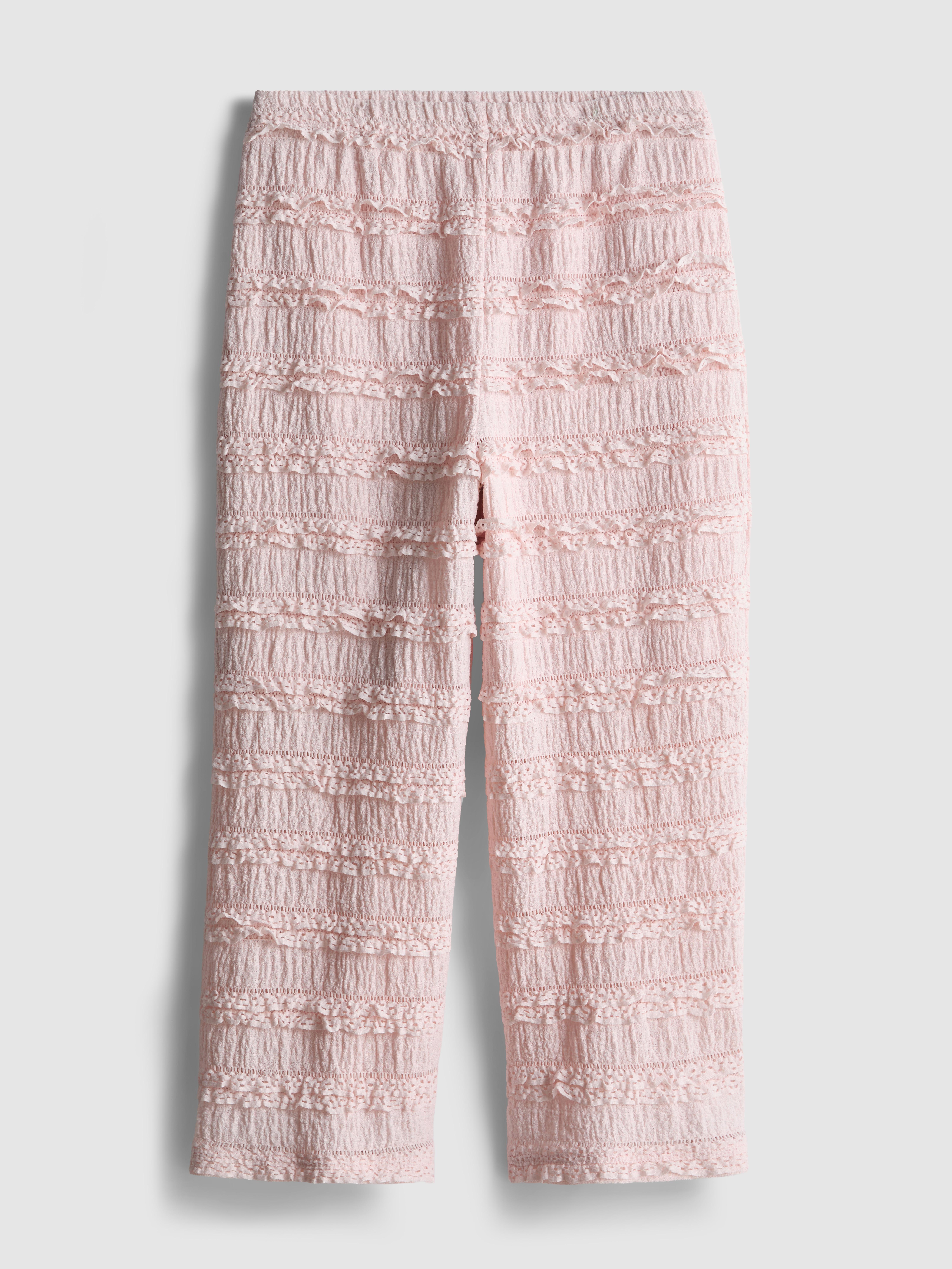 18 mois–9 ans | Pantalon froncé texturé à volants