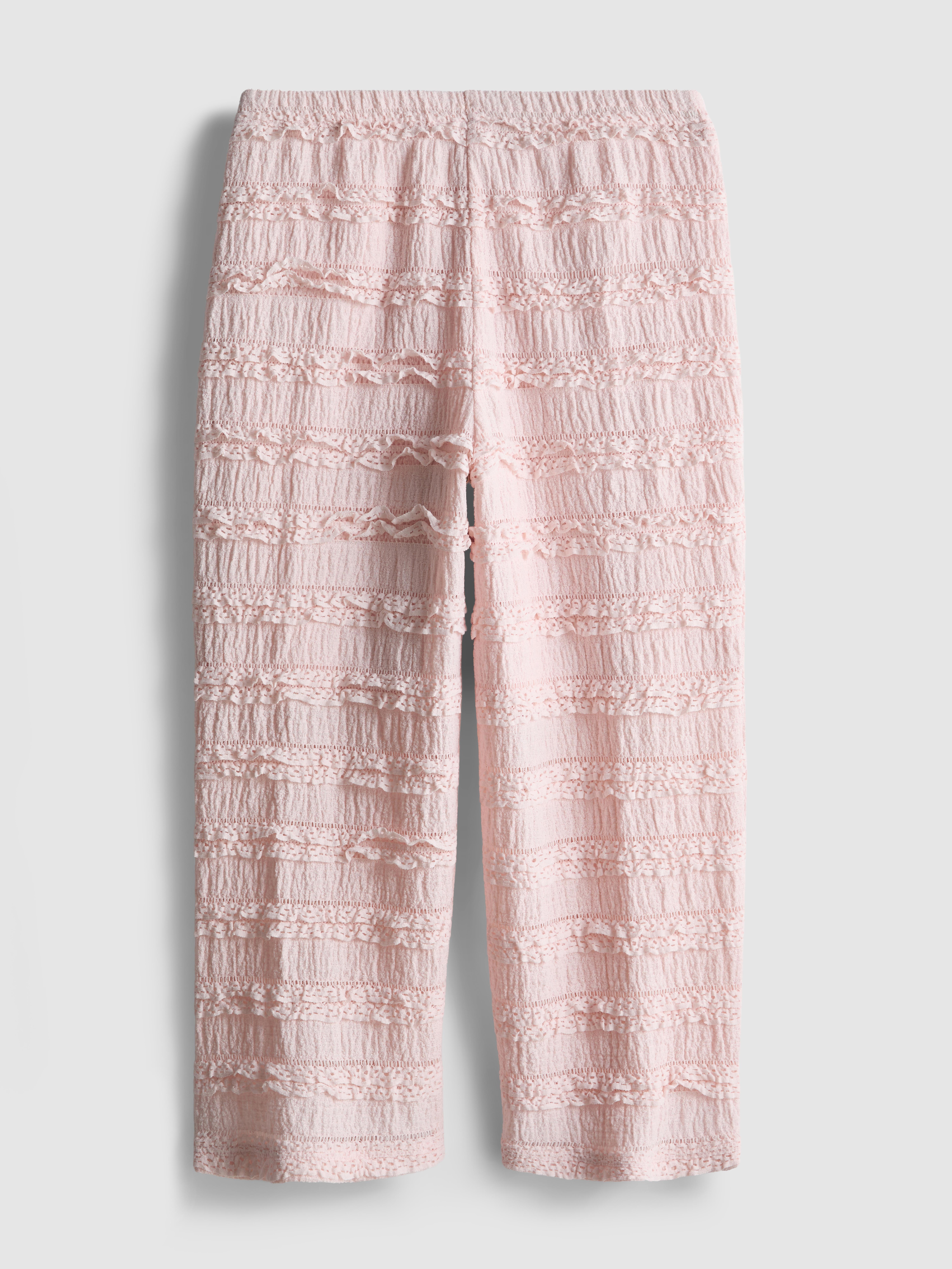 18 mois–9 ans | Pantalon froncé texturé à volants