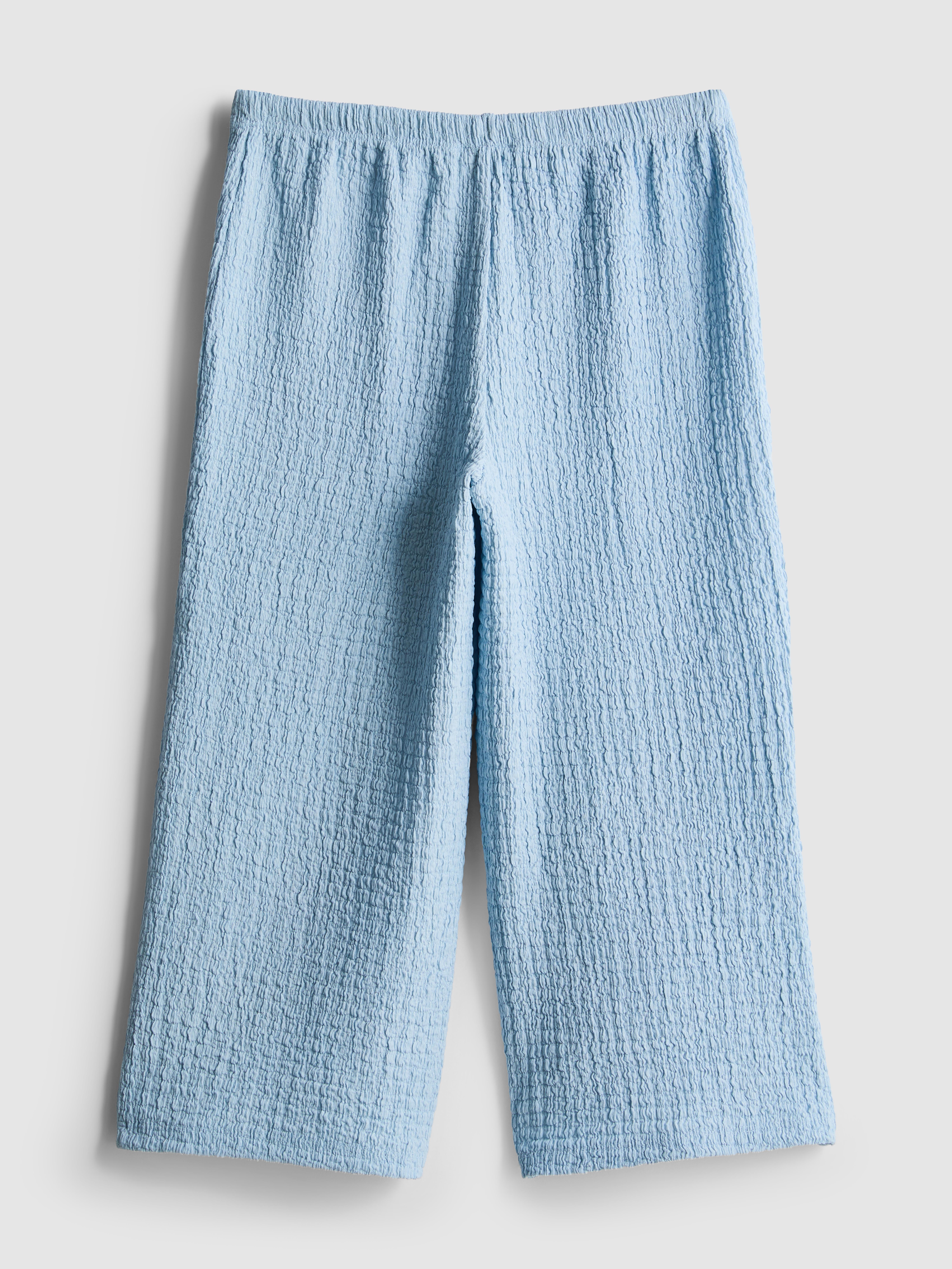 1.5-9yrs | Crinkle-Textured Pants