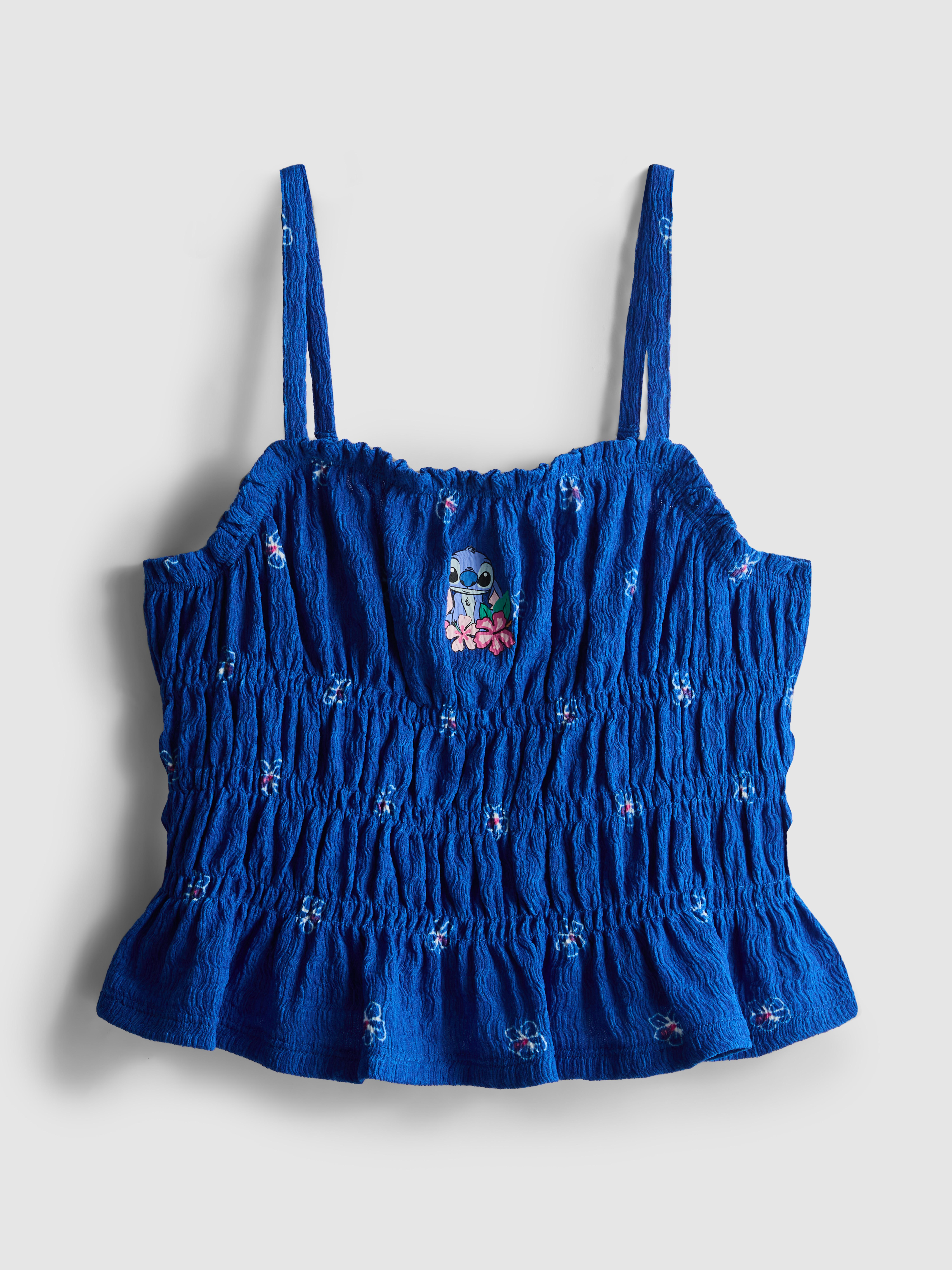 7-15yrs | Disney’s Stitch Crinkle Shirred Blouse