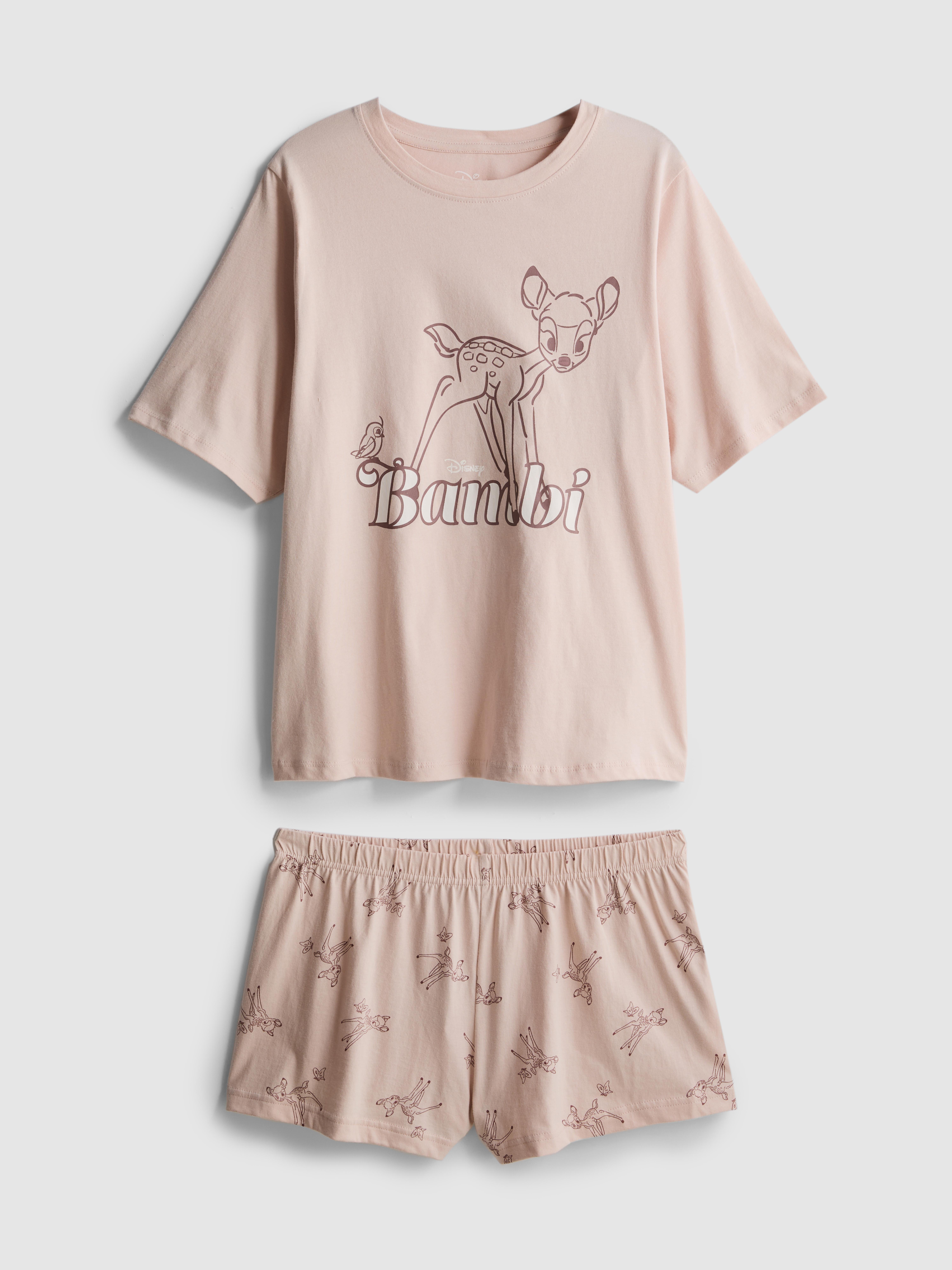 Disney's Bambi Cotton Graphic Shorty Pajamas