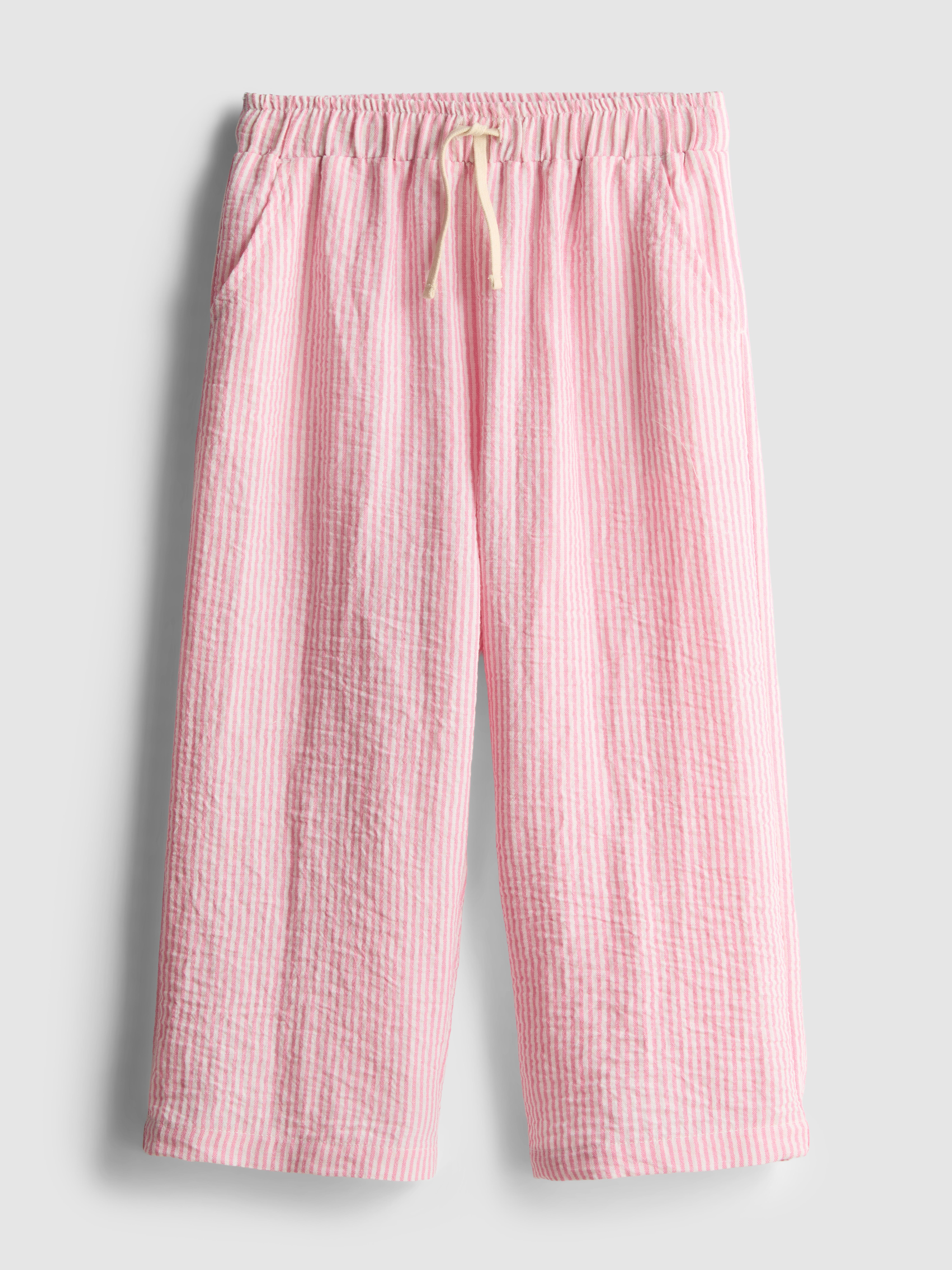 1.5-9yrs | Stripe Seersucker Trousers