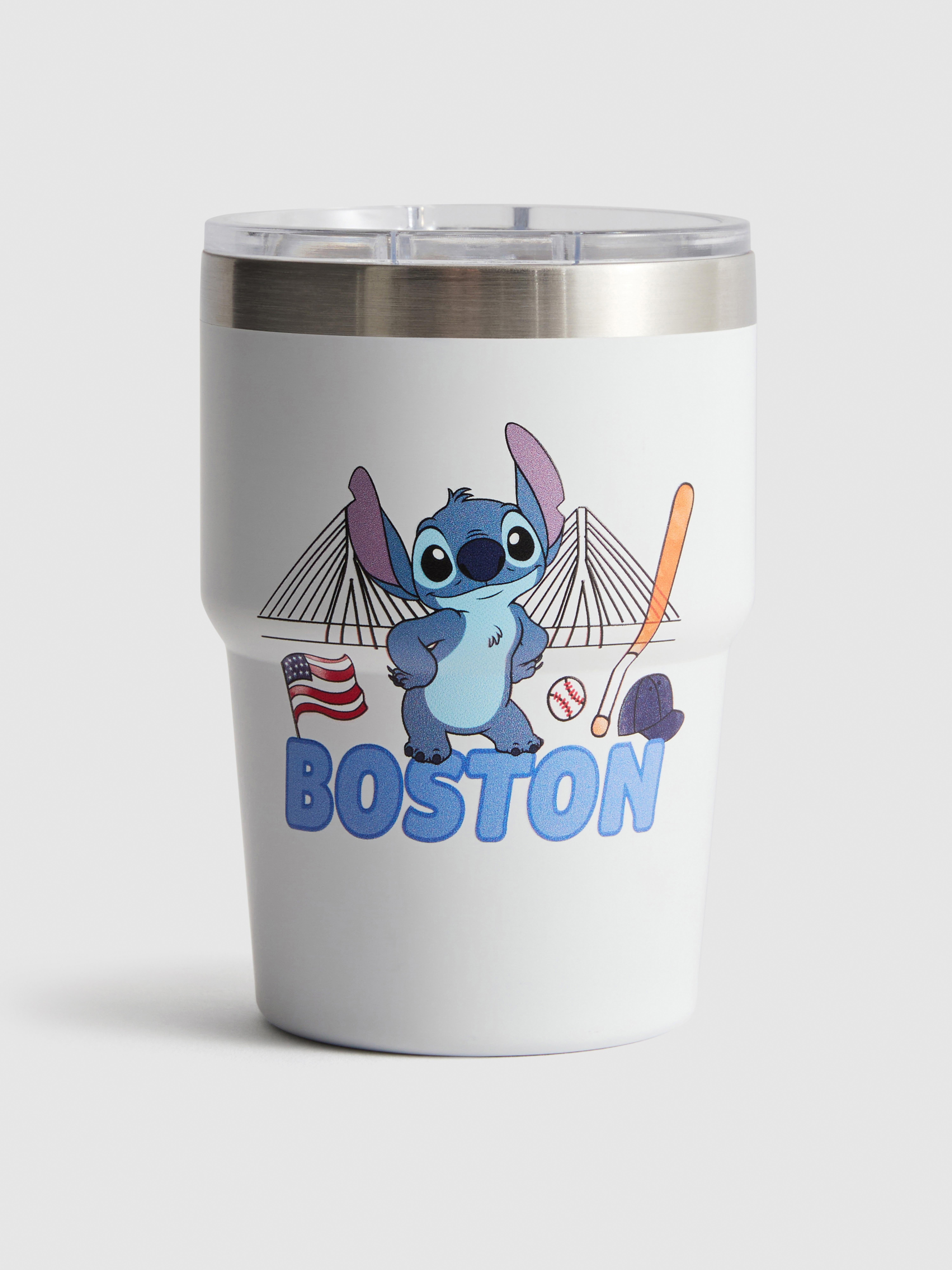 Disney's Stitch Boston Travel Tumbler