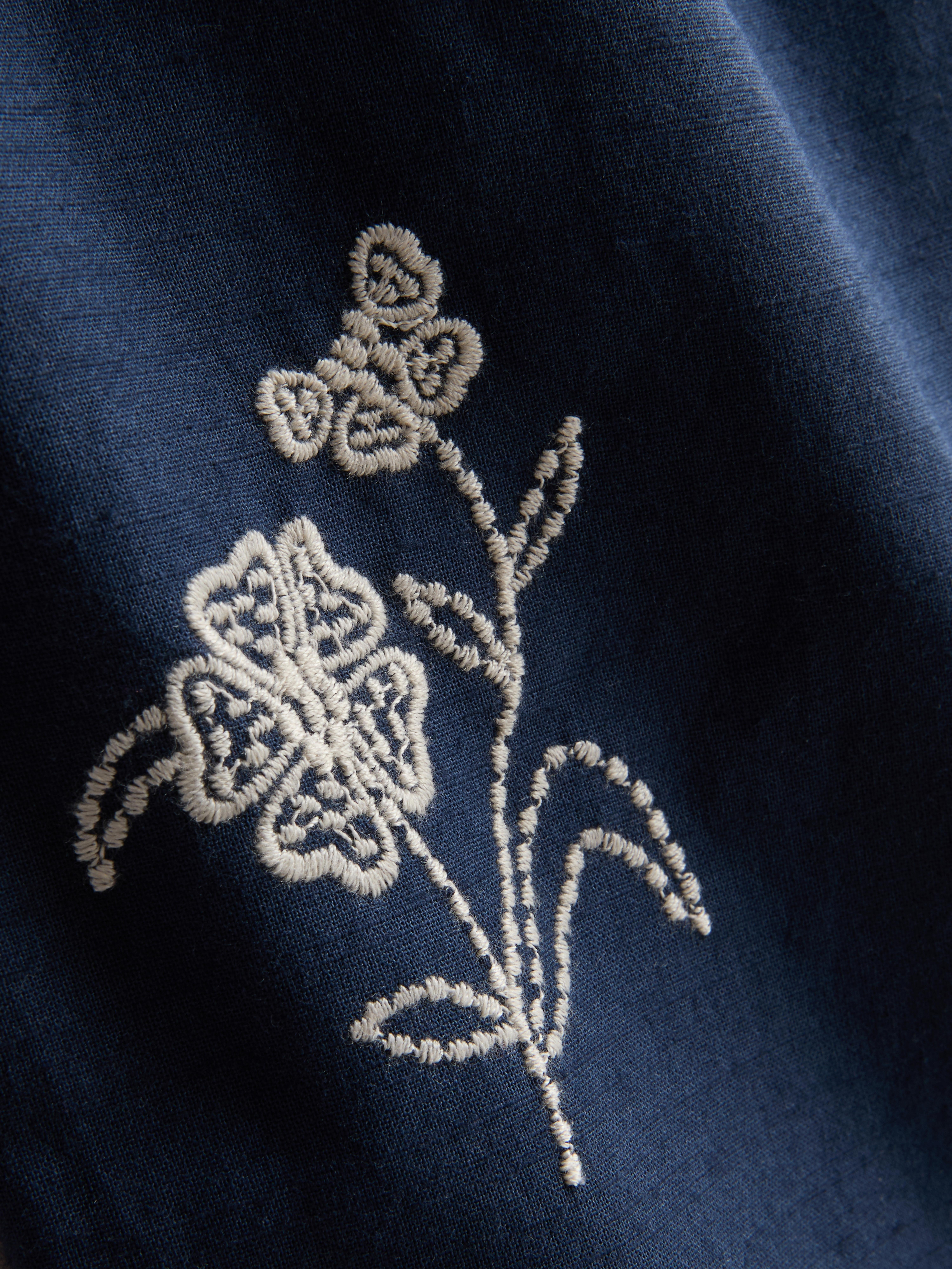 1.5-9yrs | Floral Embroidered Pants