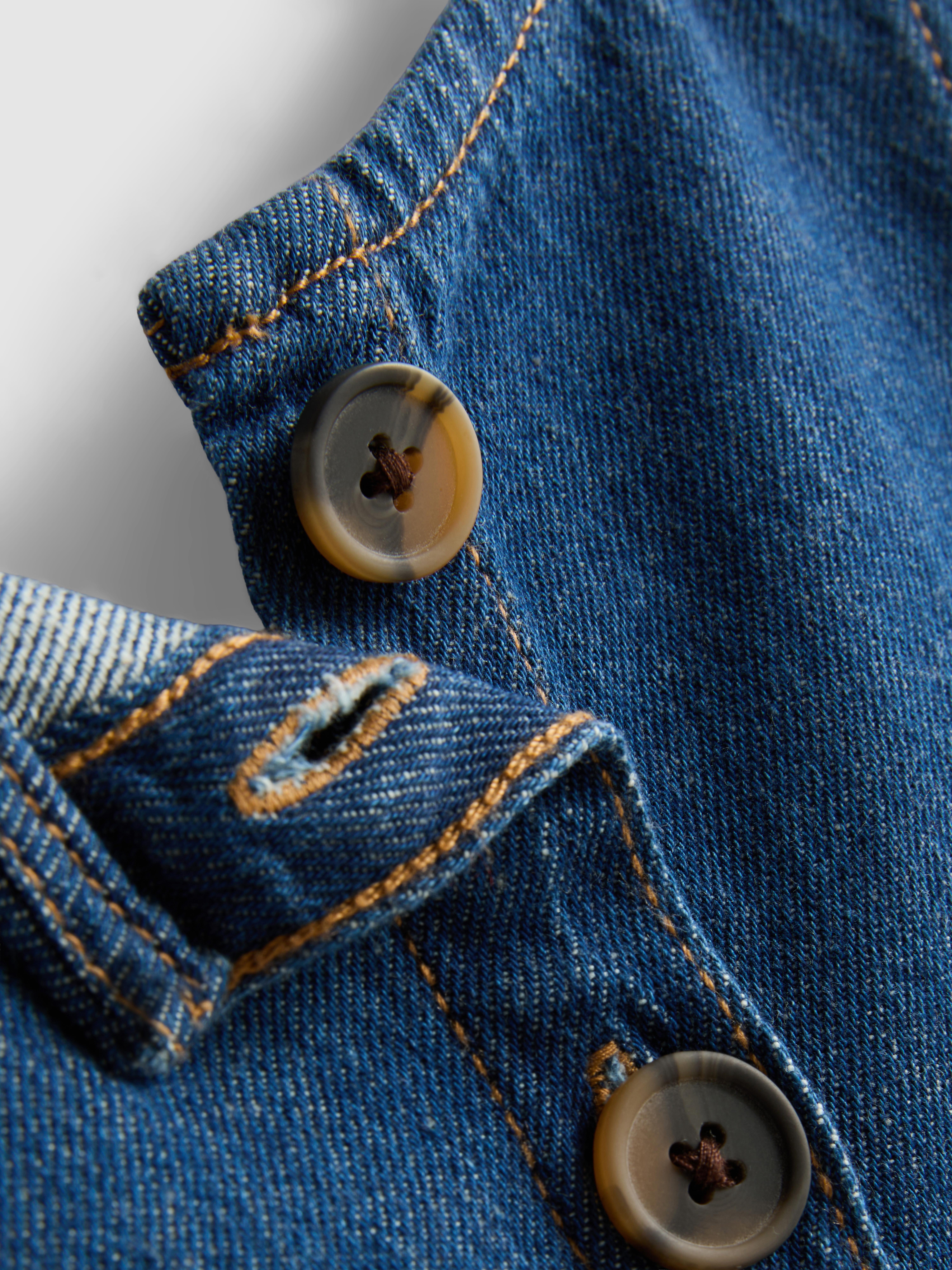 1.5-9yrs | Sleeveless Denim Blouse
