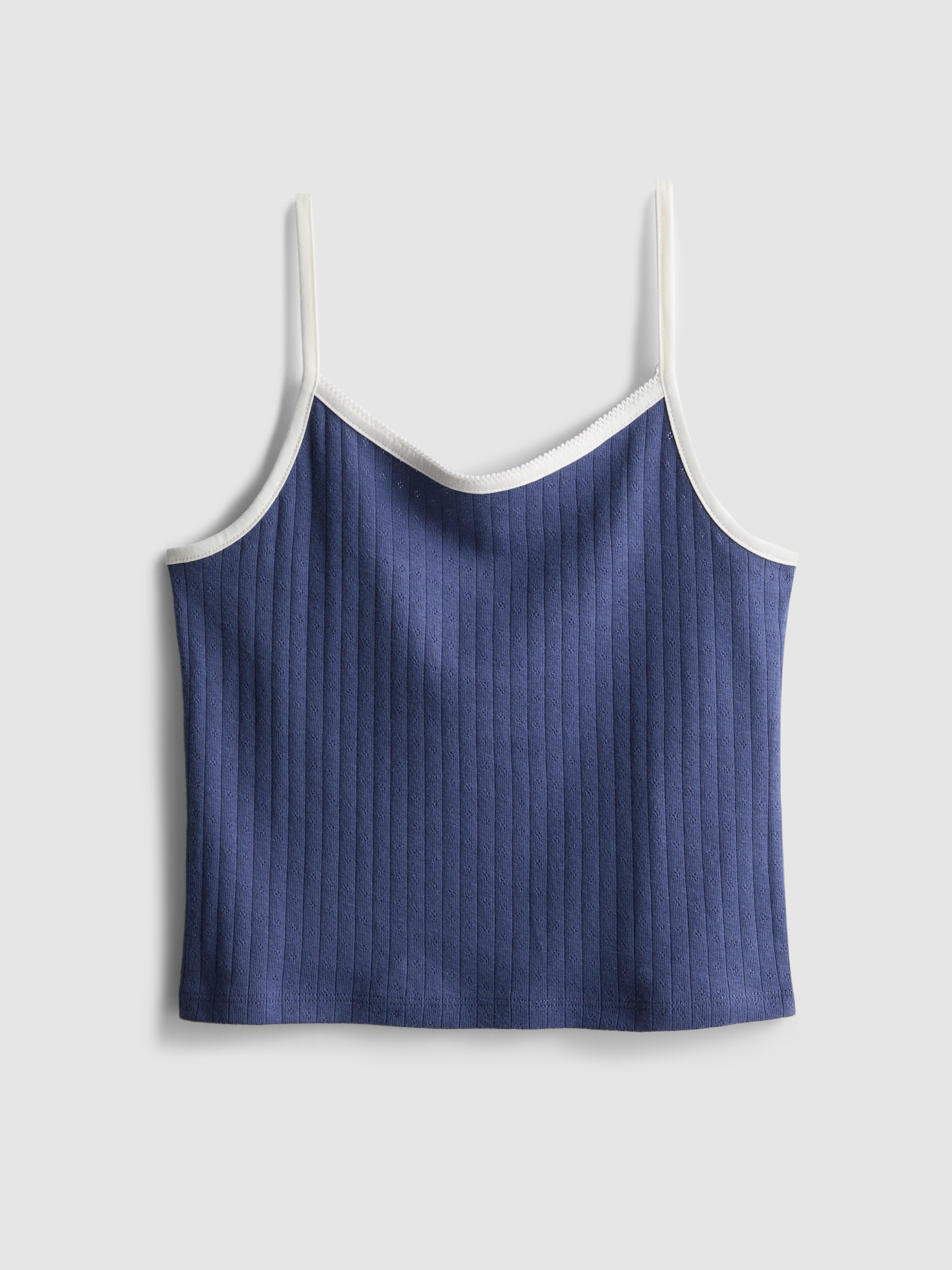 7-15 años | Camiseta de tirantes de pointelle