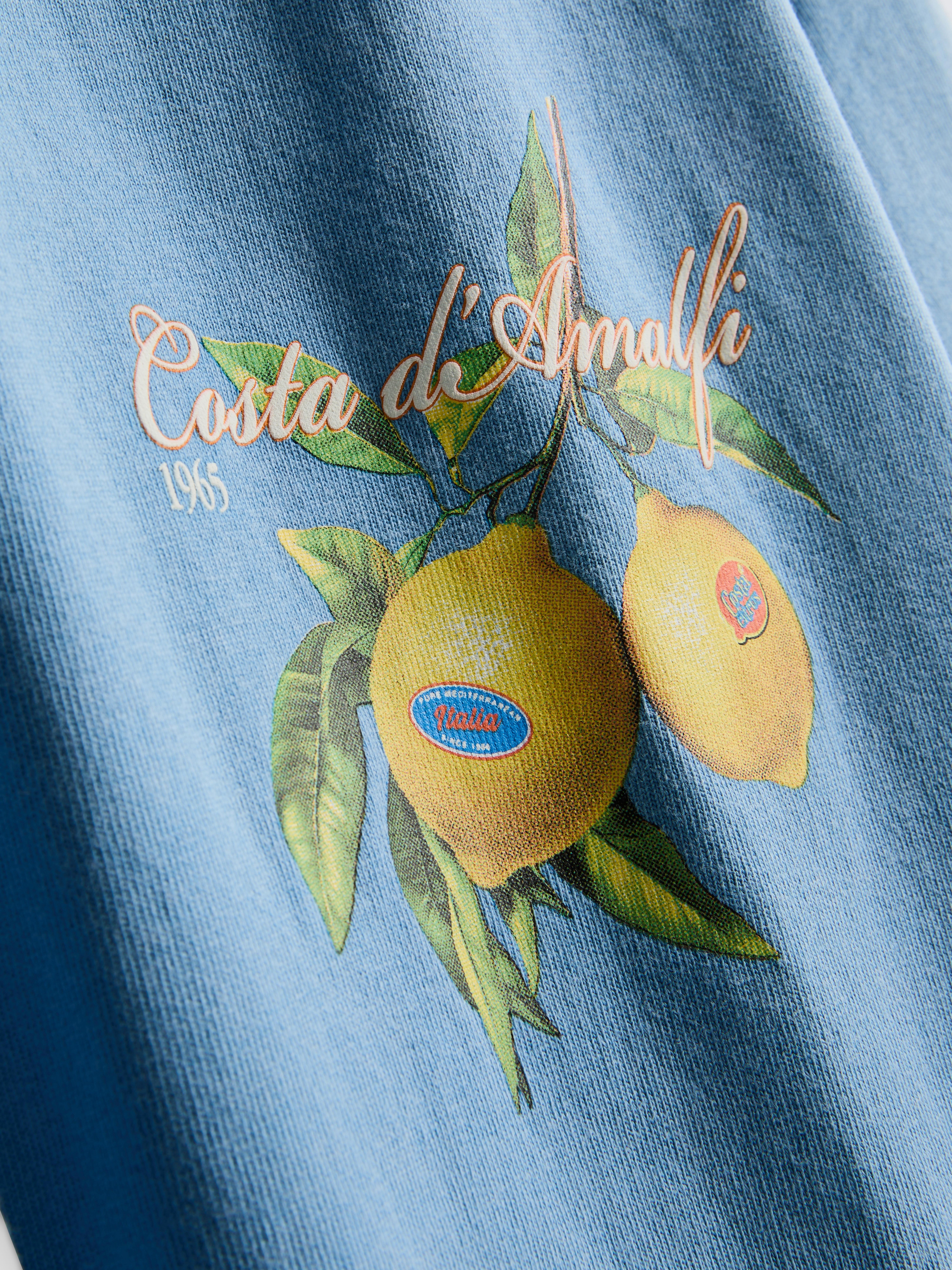 Amalfi citrommintás póló