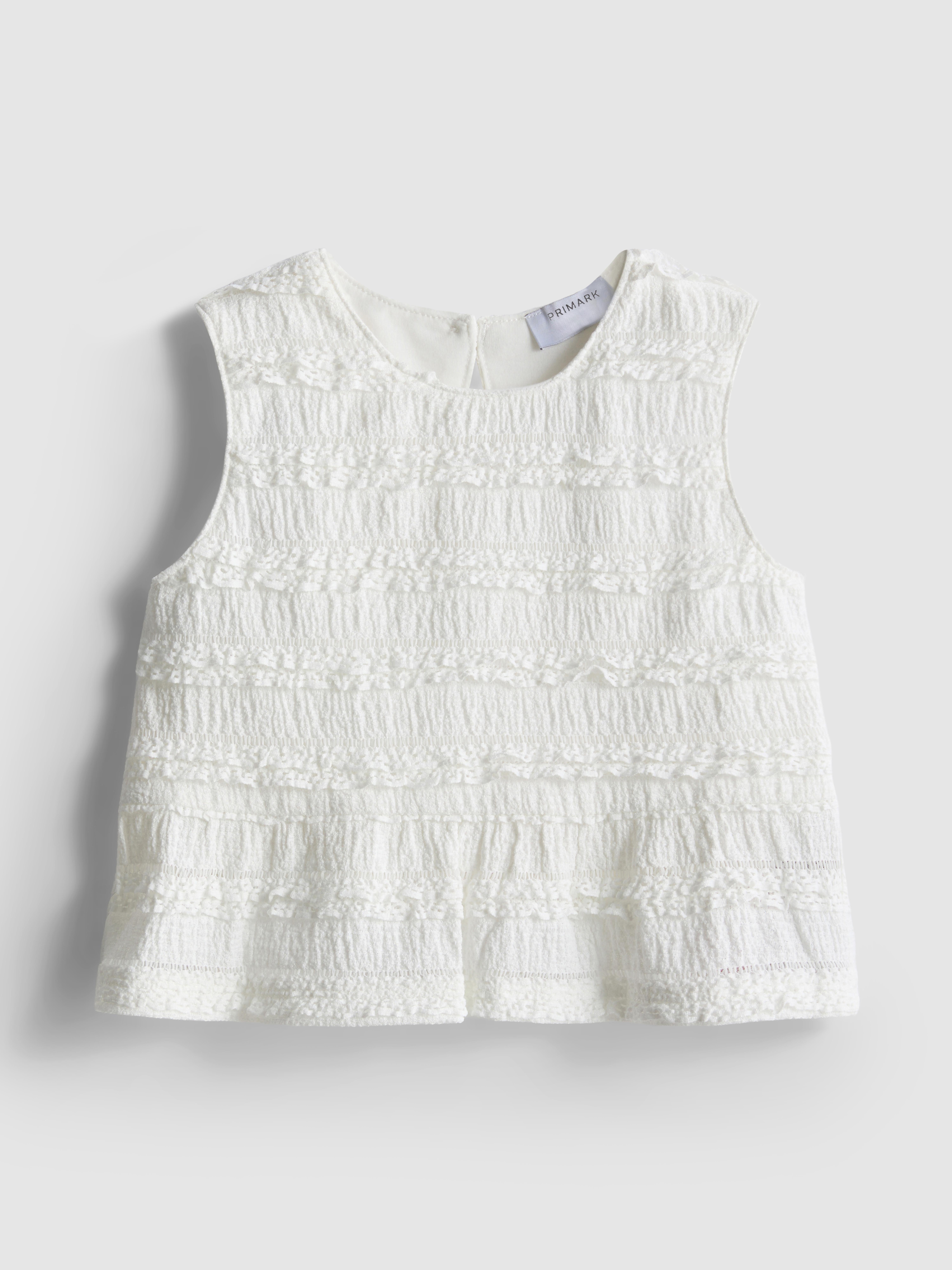1,5–9 let | Nabrana bluza brez rokavov