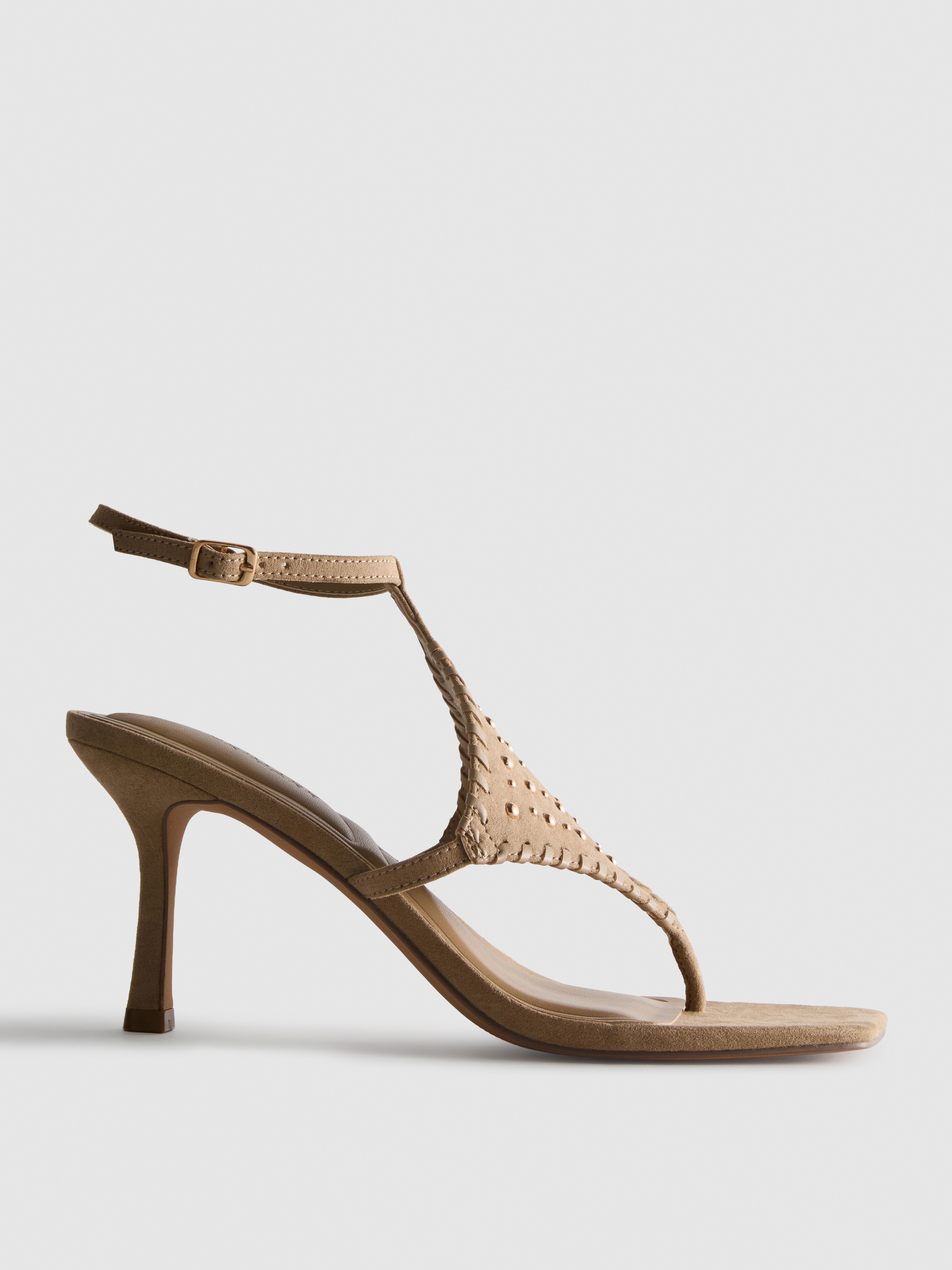 Paula Echevarría Studded Sandals