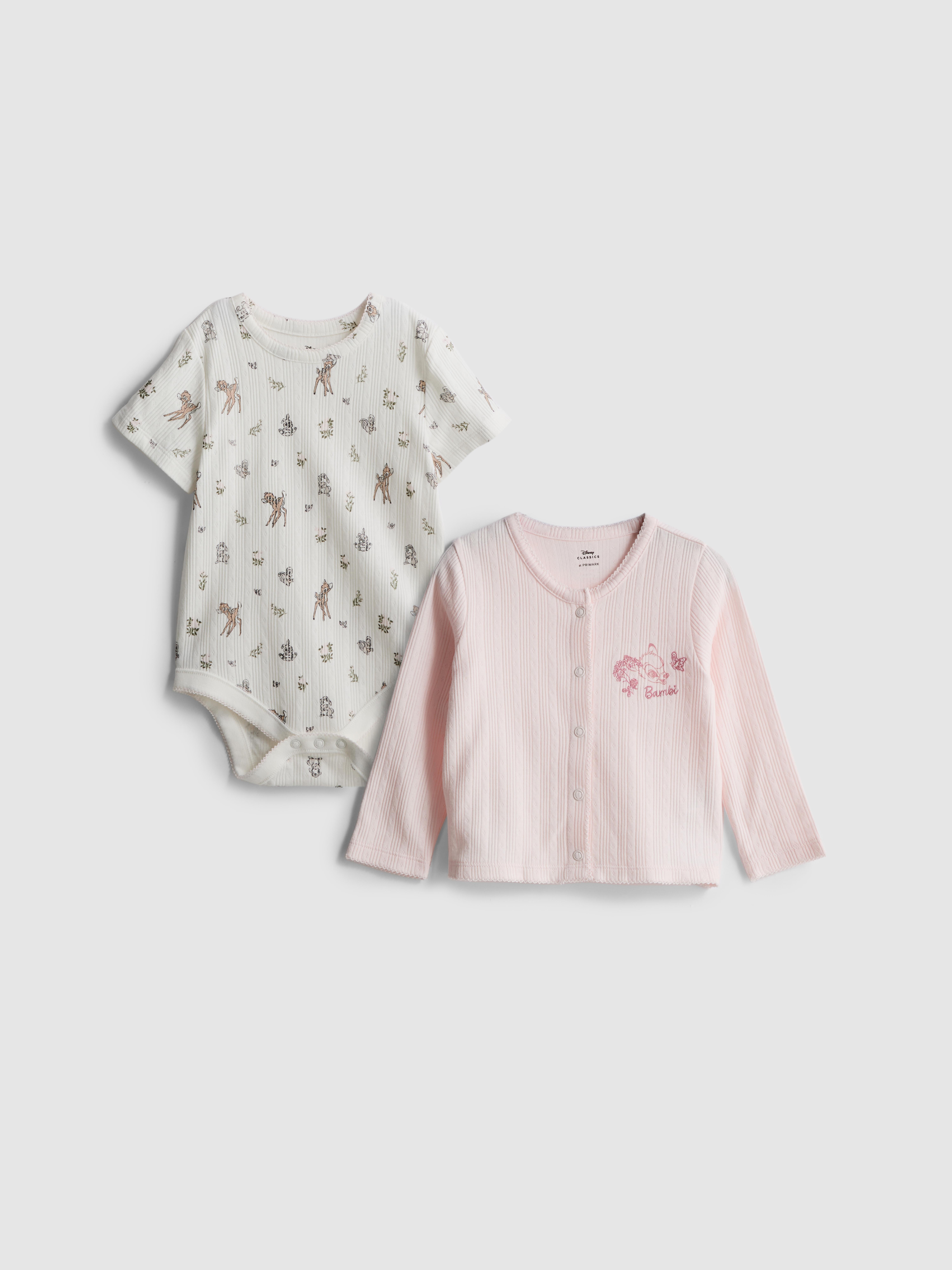 0-18mths | Disney’s Bambi Bodysuit and Cardigan Newborn Set