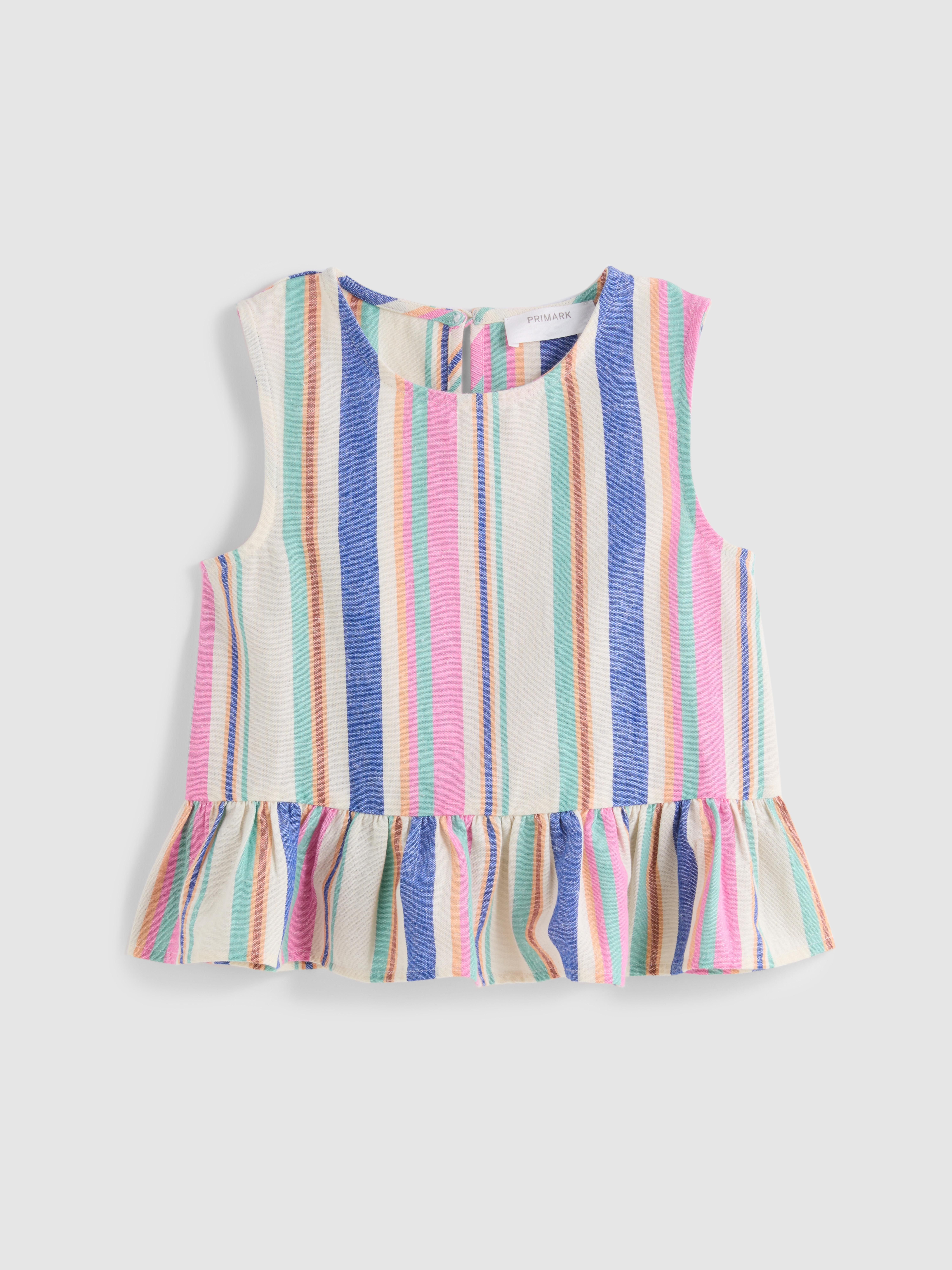 1.5-9yrs | Stripe Peplum Blouse