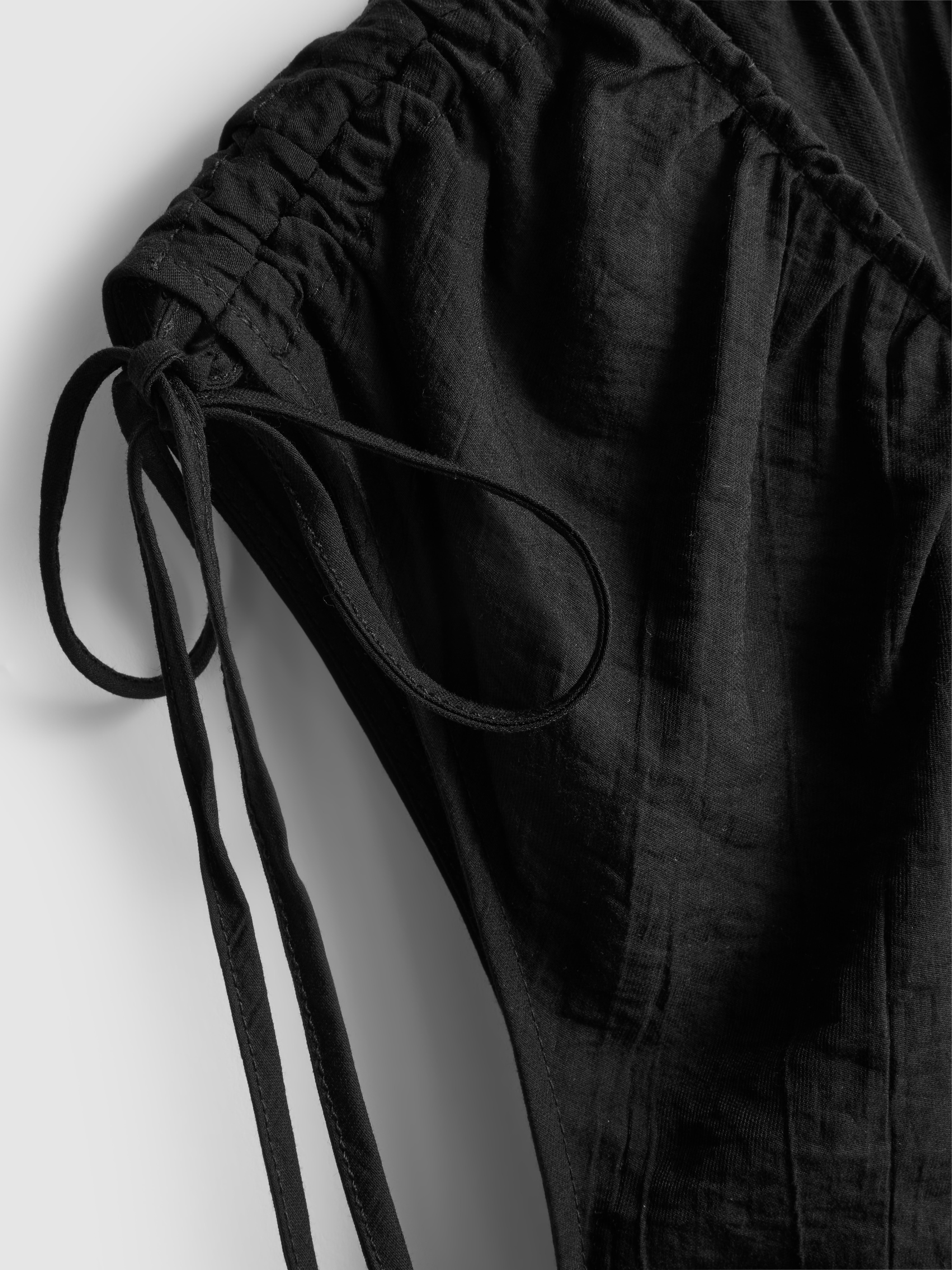 V-Neck Balloon-Leg Jumpsuit