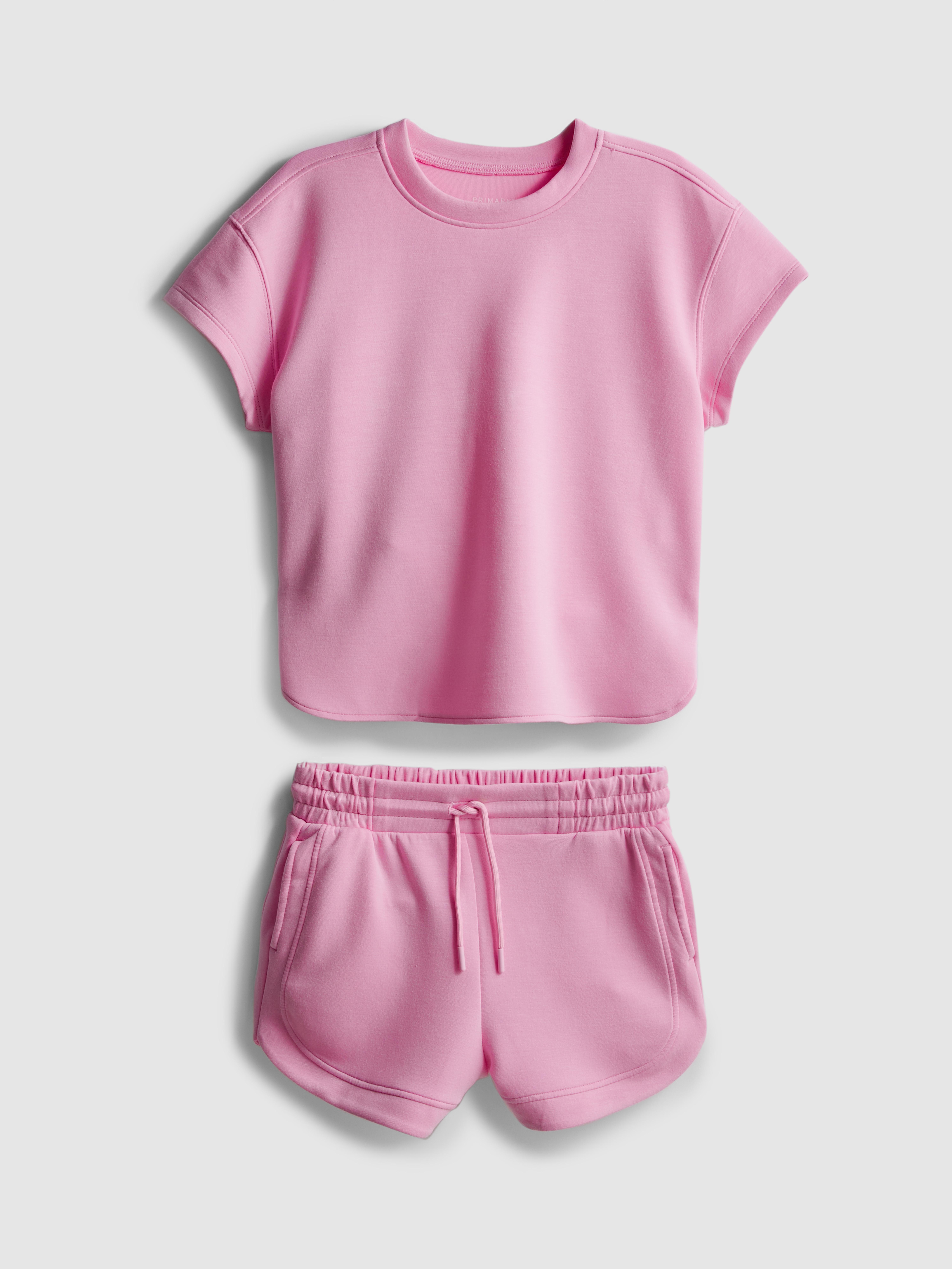 7–15 ans | Ensemble t-shirt droit et short de running