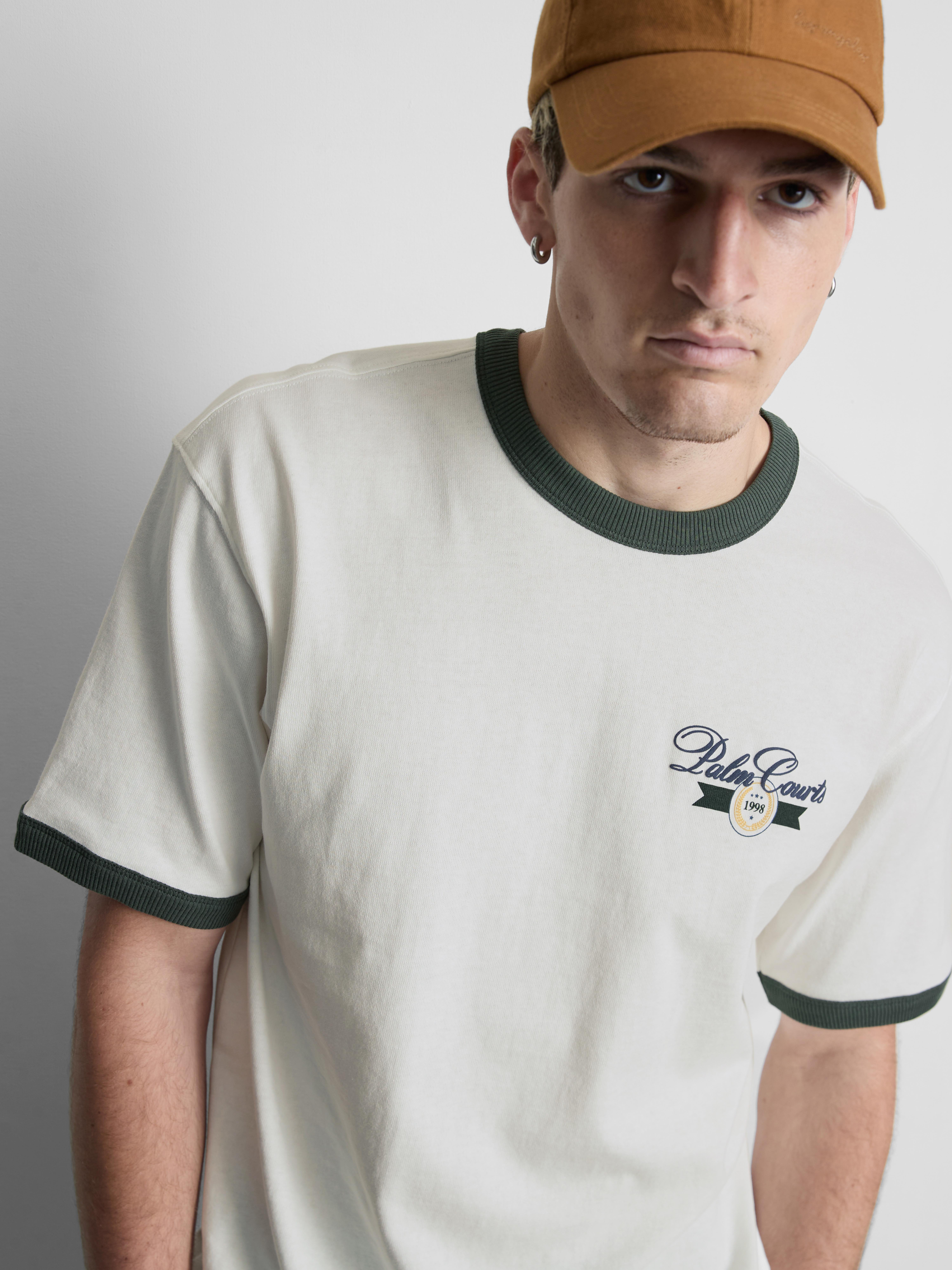 Palm Courts Ringer T-Shirt