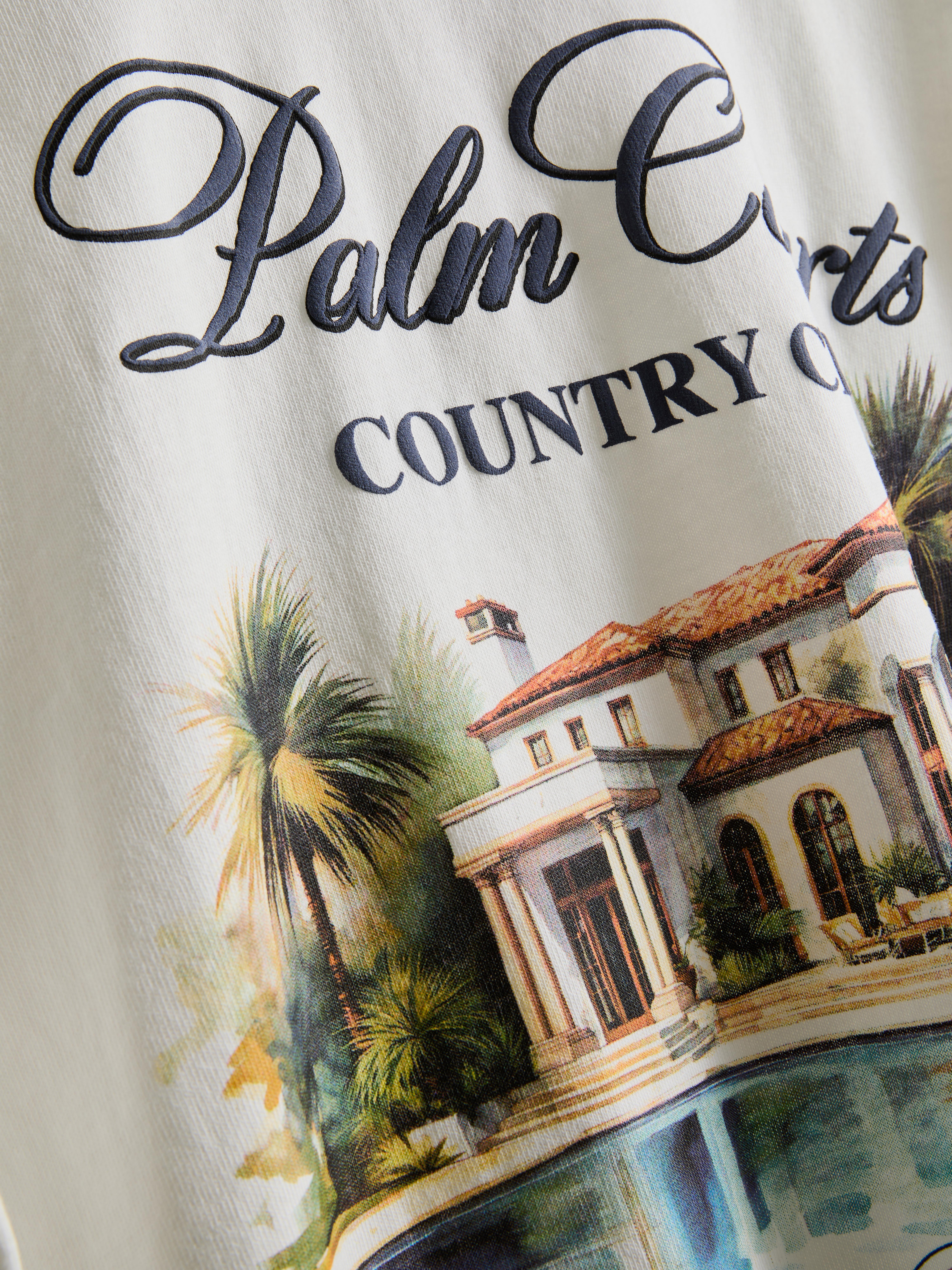 Palm Courts Ringer T-Shirt