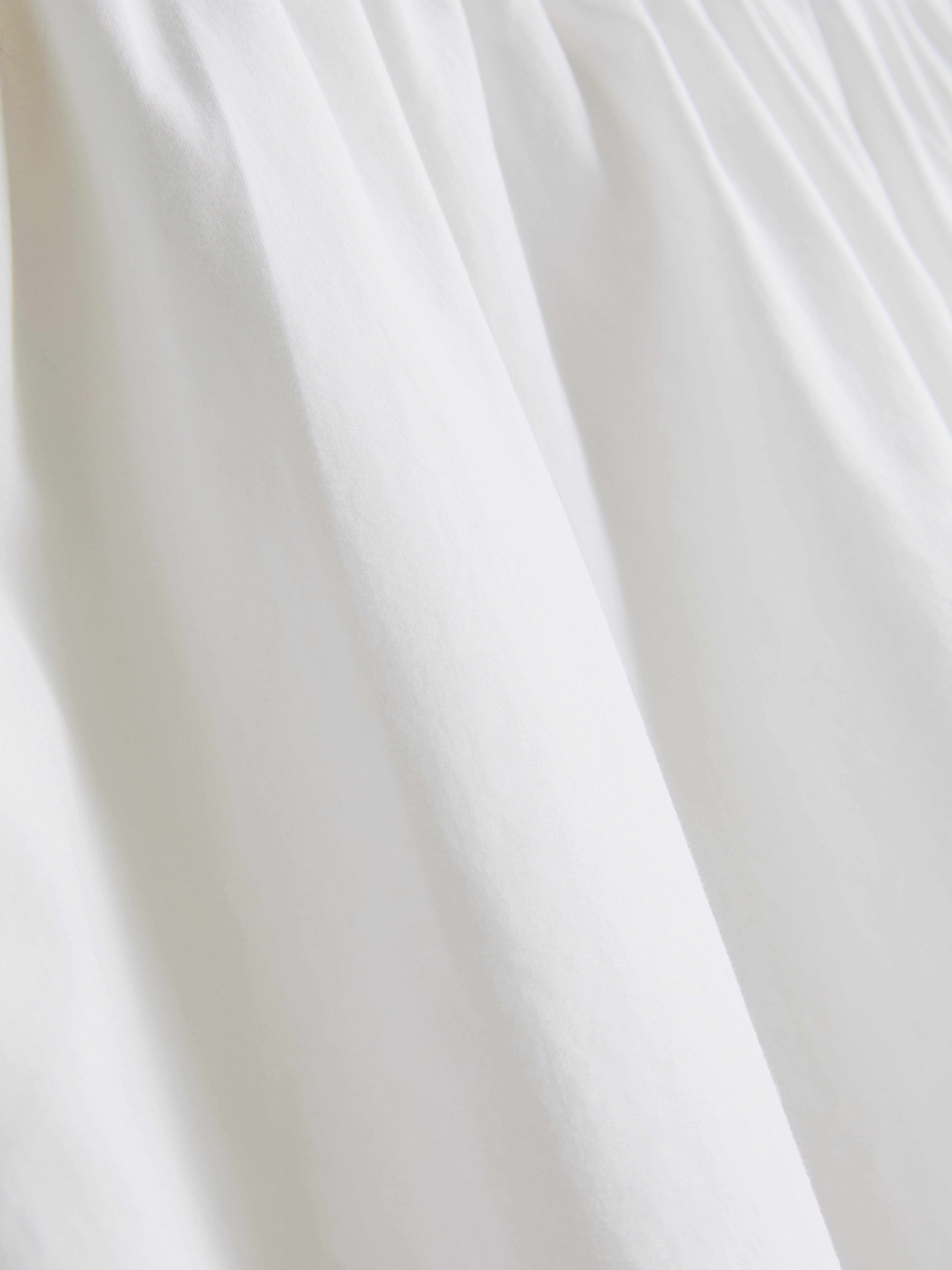 Pantaloni culotte in cotone effetto carta