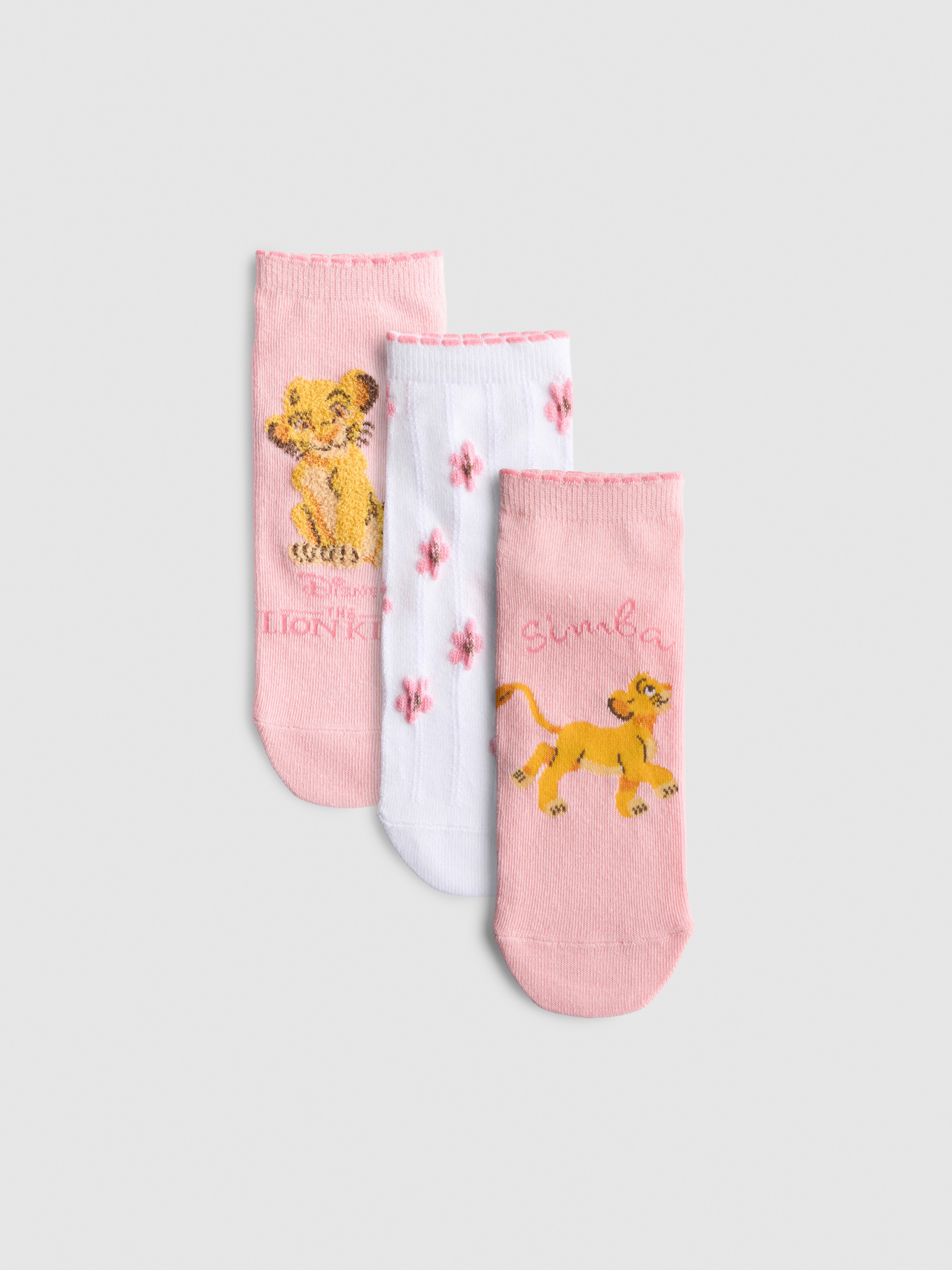 3pk Disney’s The Lion King Trainer Socks