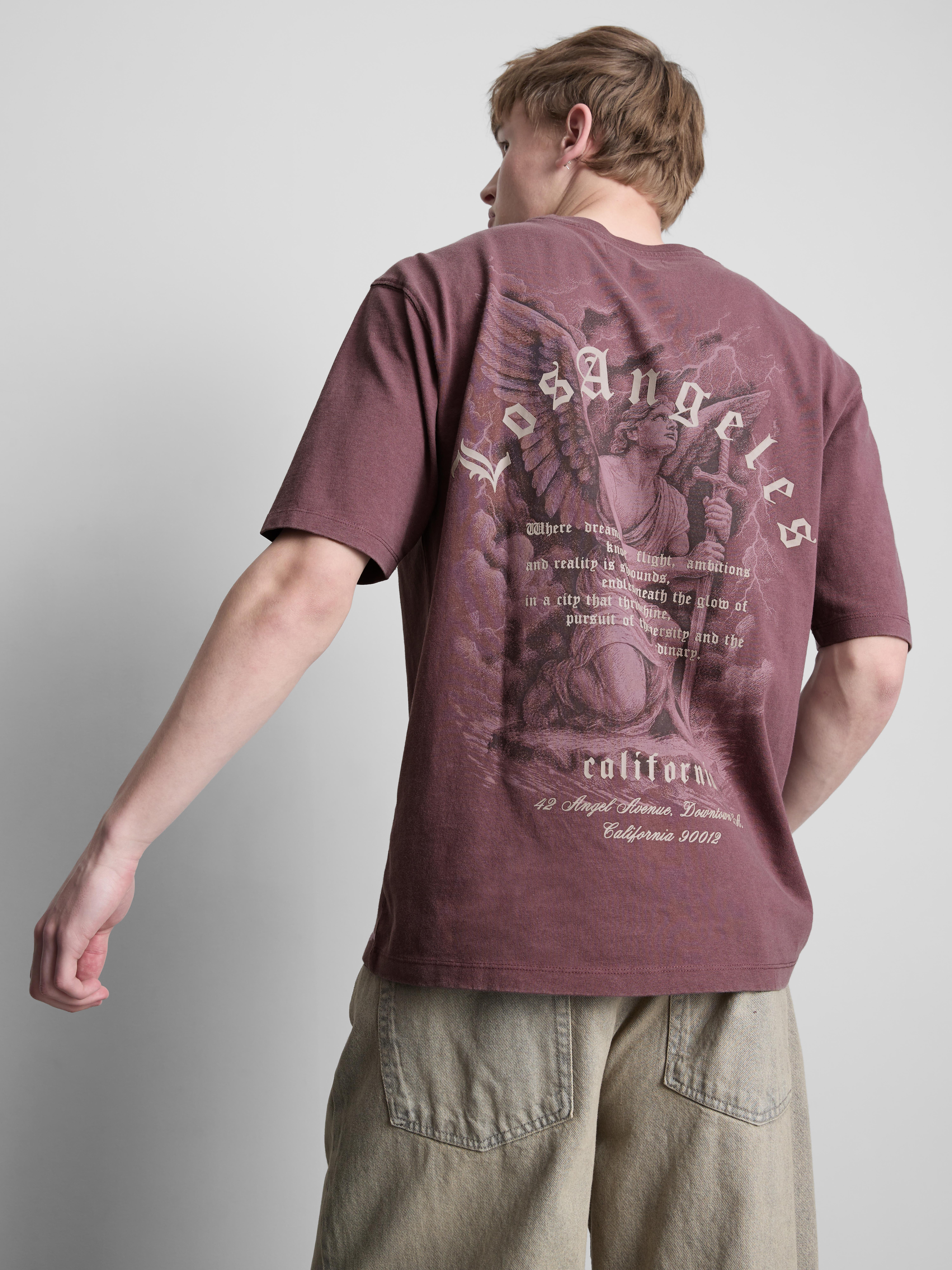 Camiseta con estampado gráfico «Los Angeles»