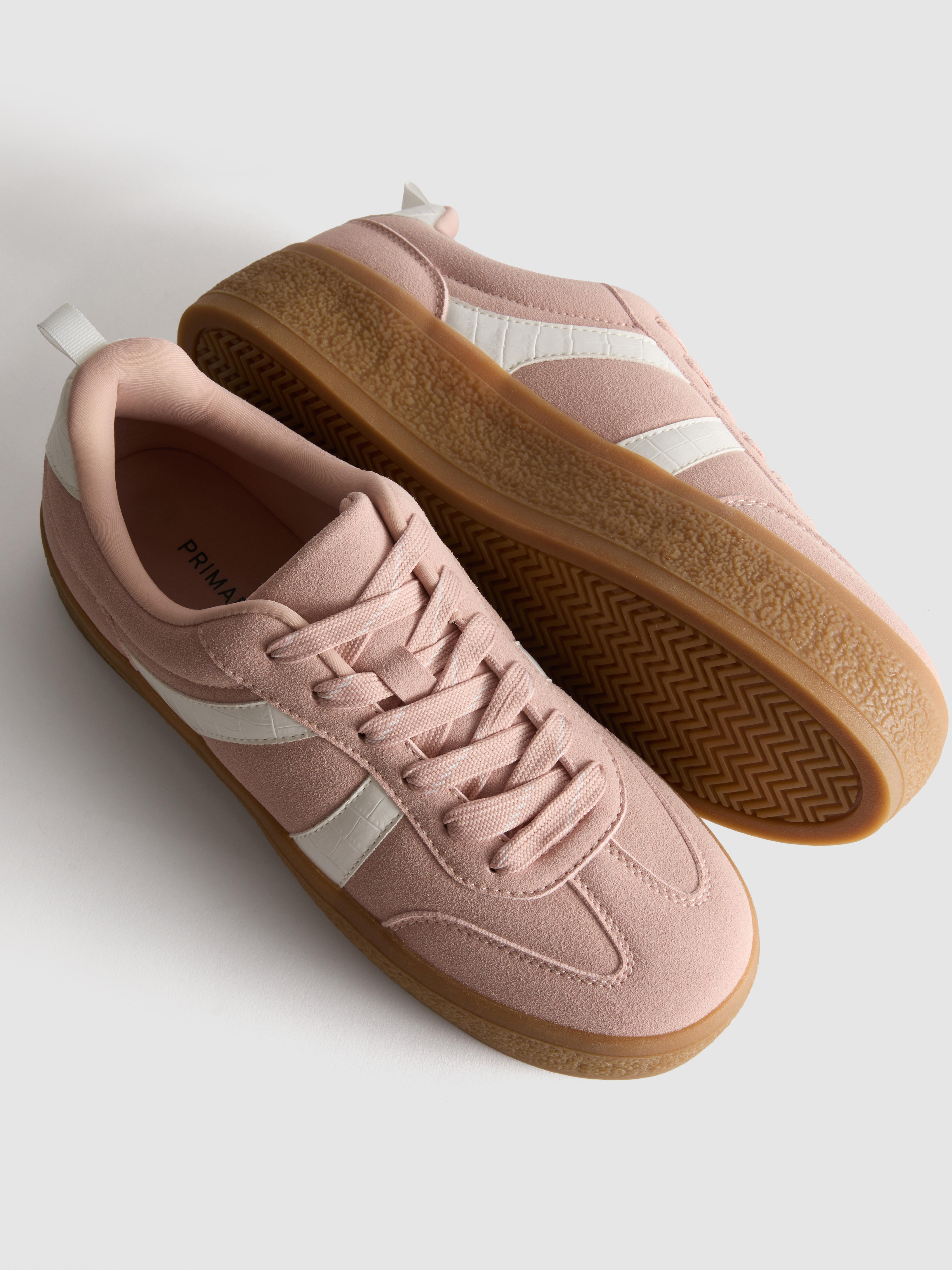 Sneakers met rubberen platformzolen