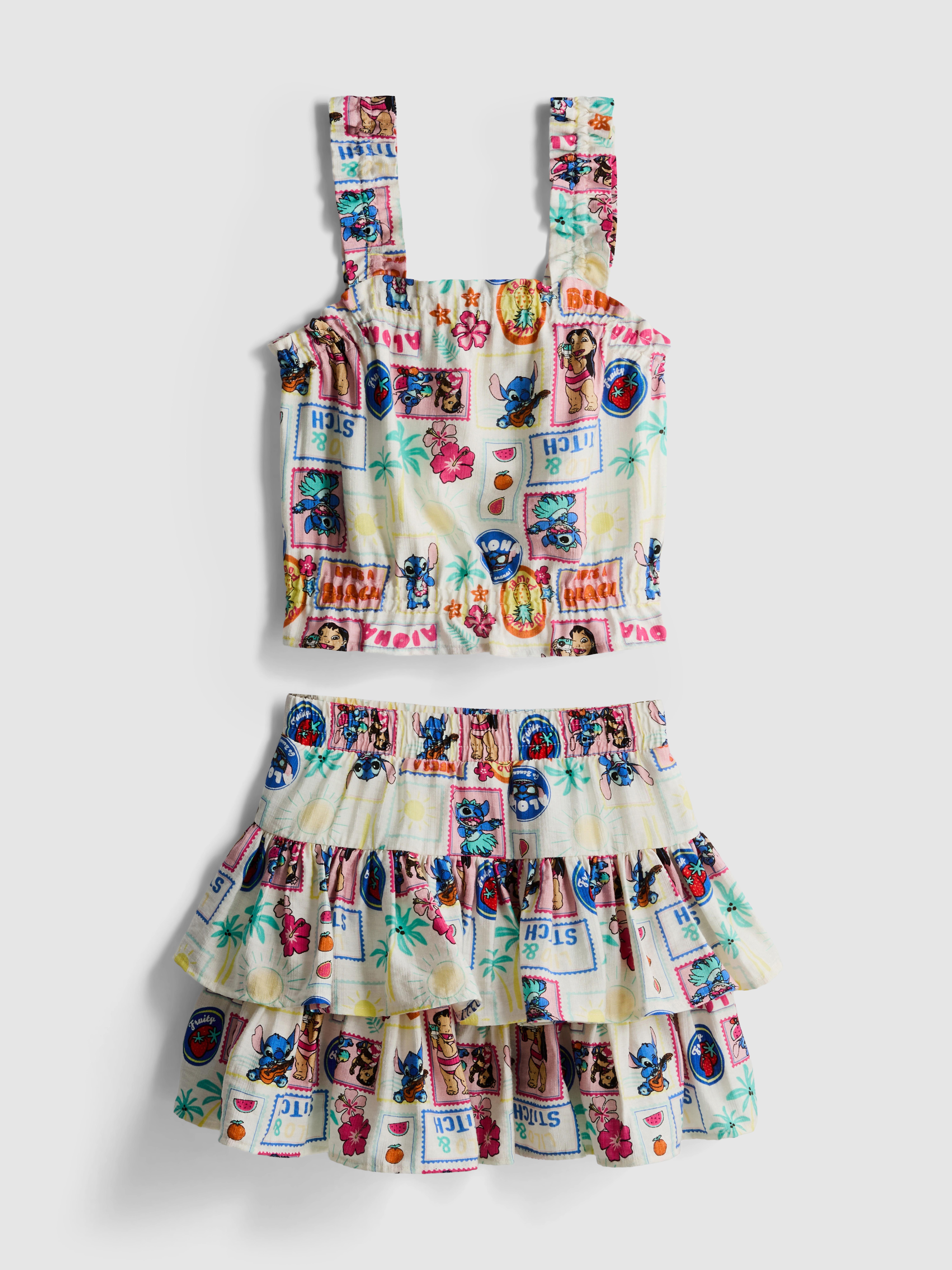 1,5–9 let | Top a rara sukně Disney Stitch