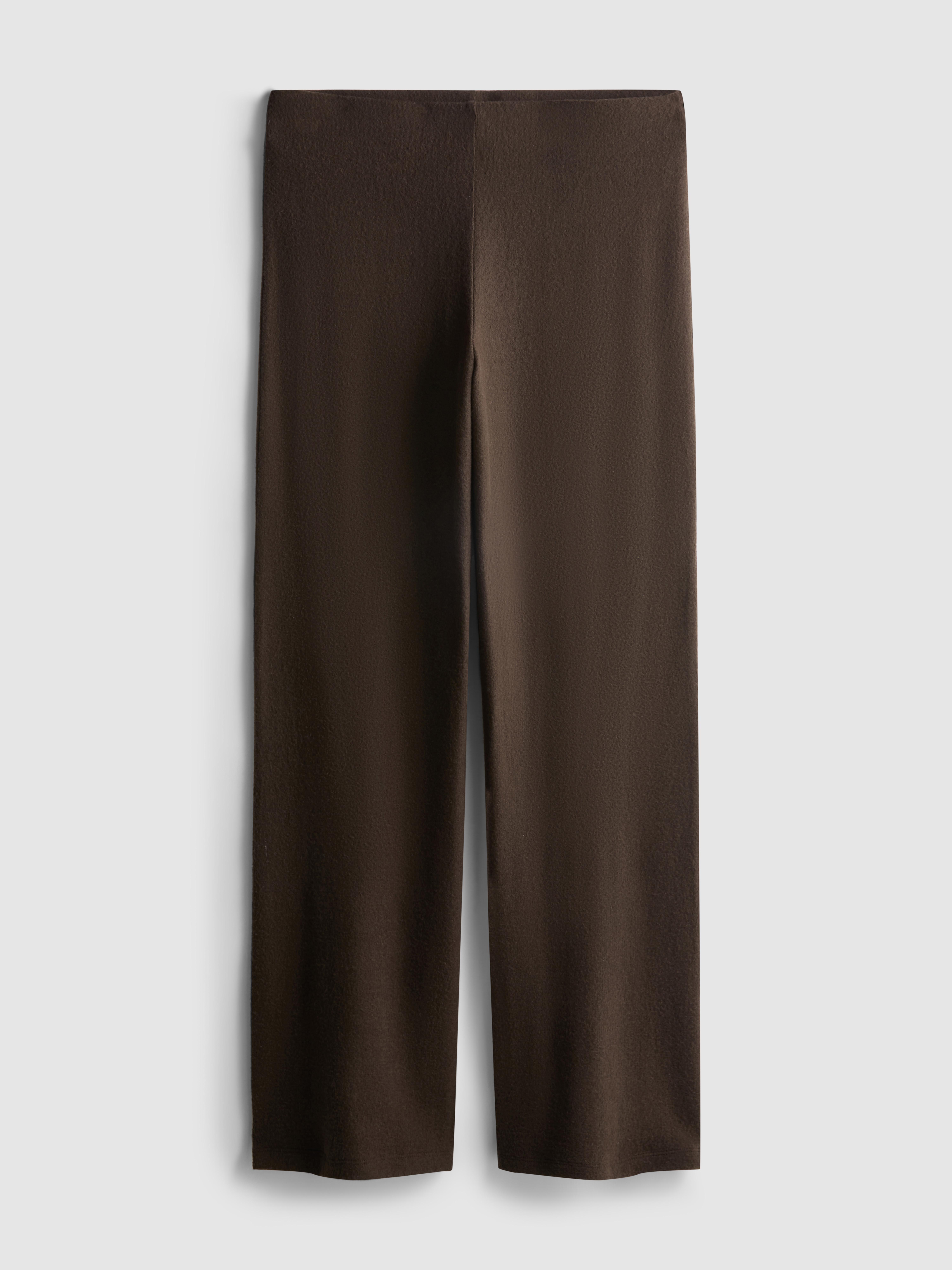 Women's Chocolate Cozy Straight-Leg Lounge Pants