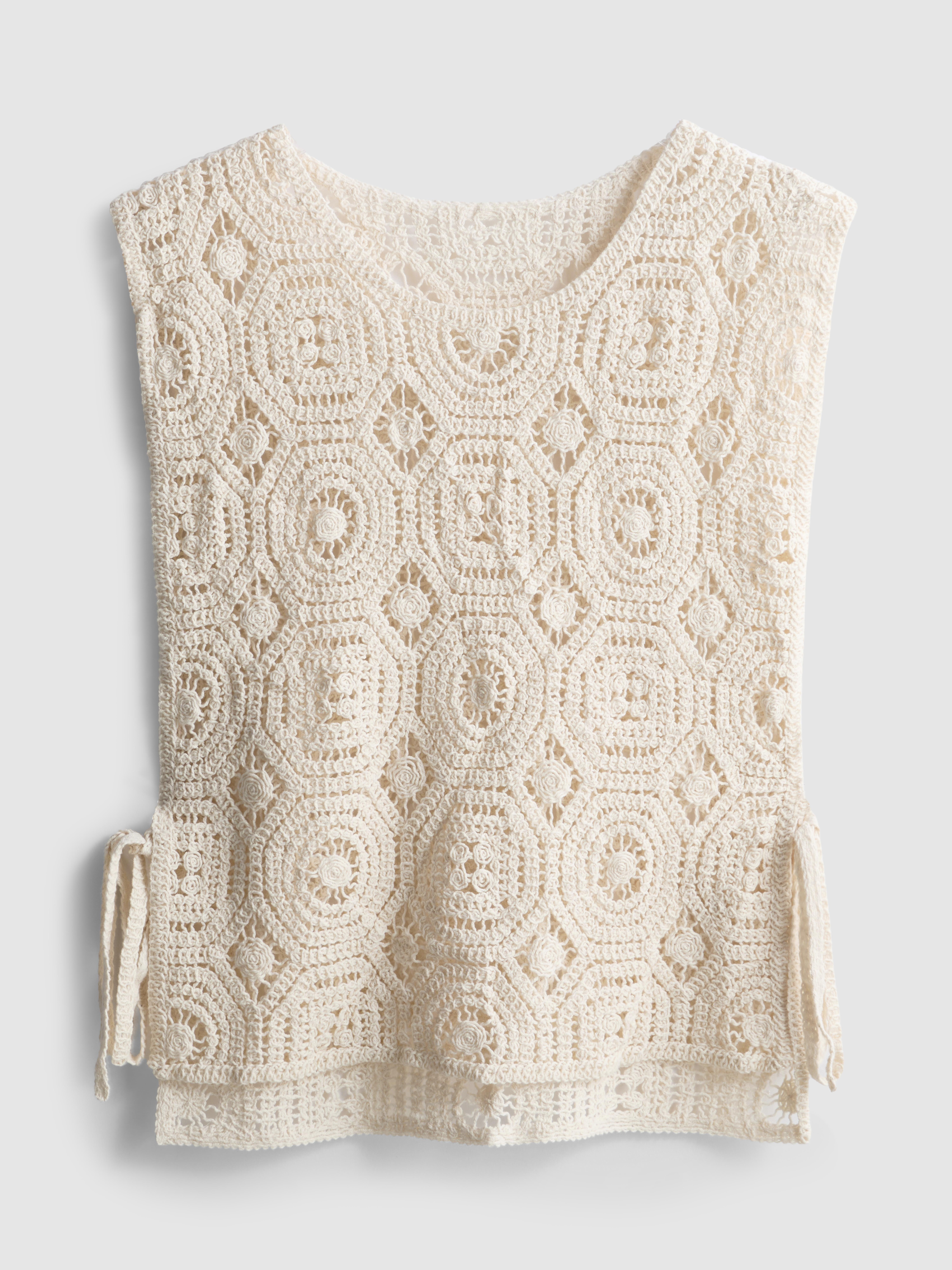 Crochet Side-Tie Tank