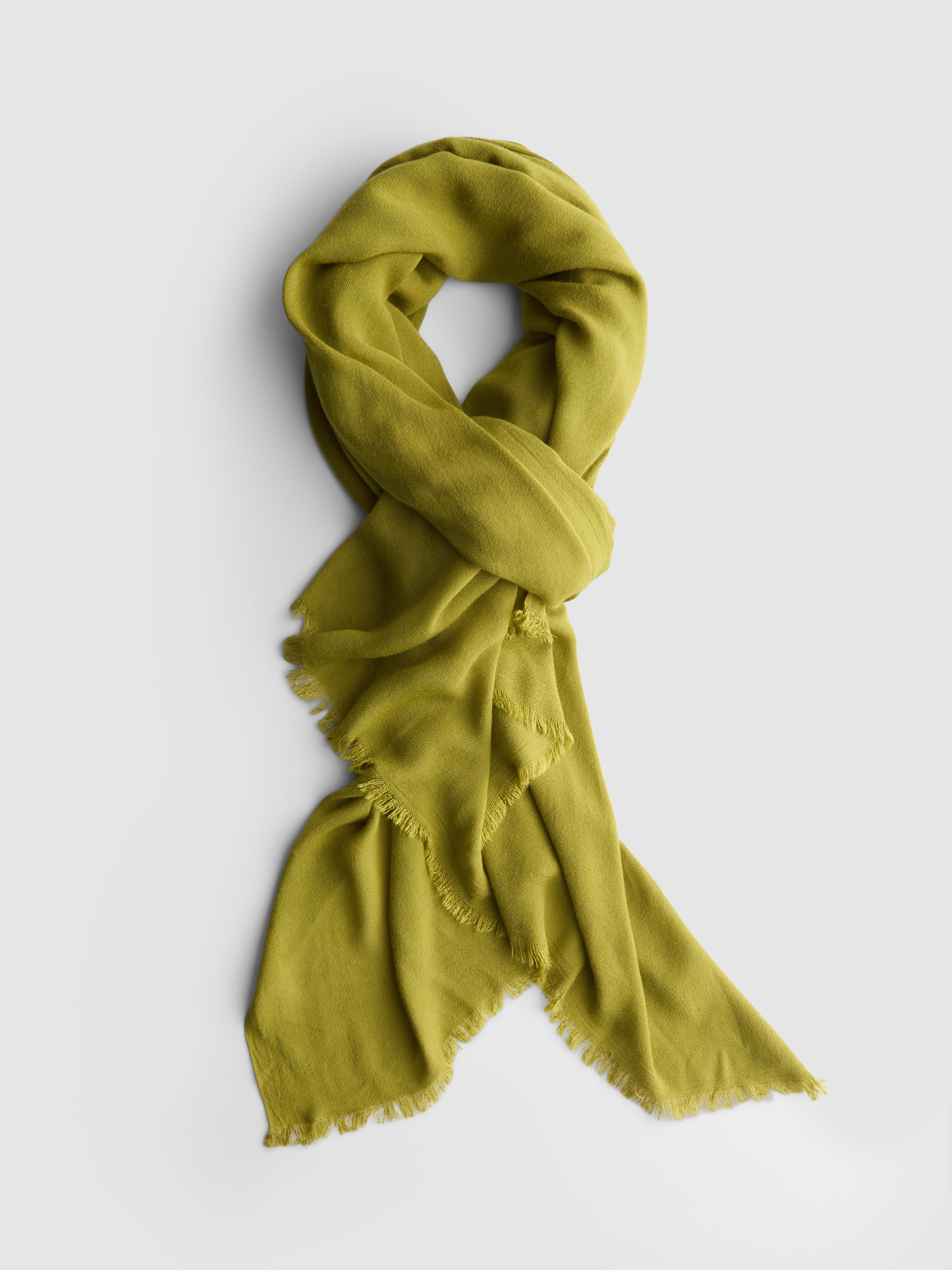 Lenço bainha desgastada