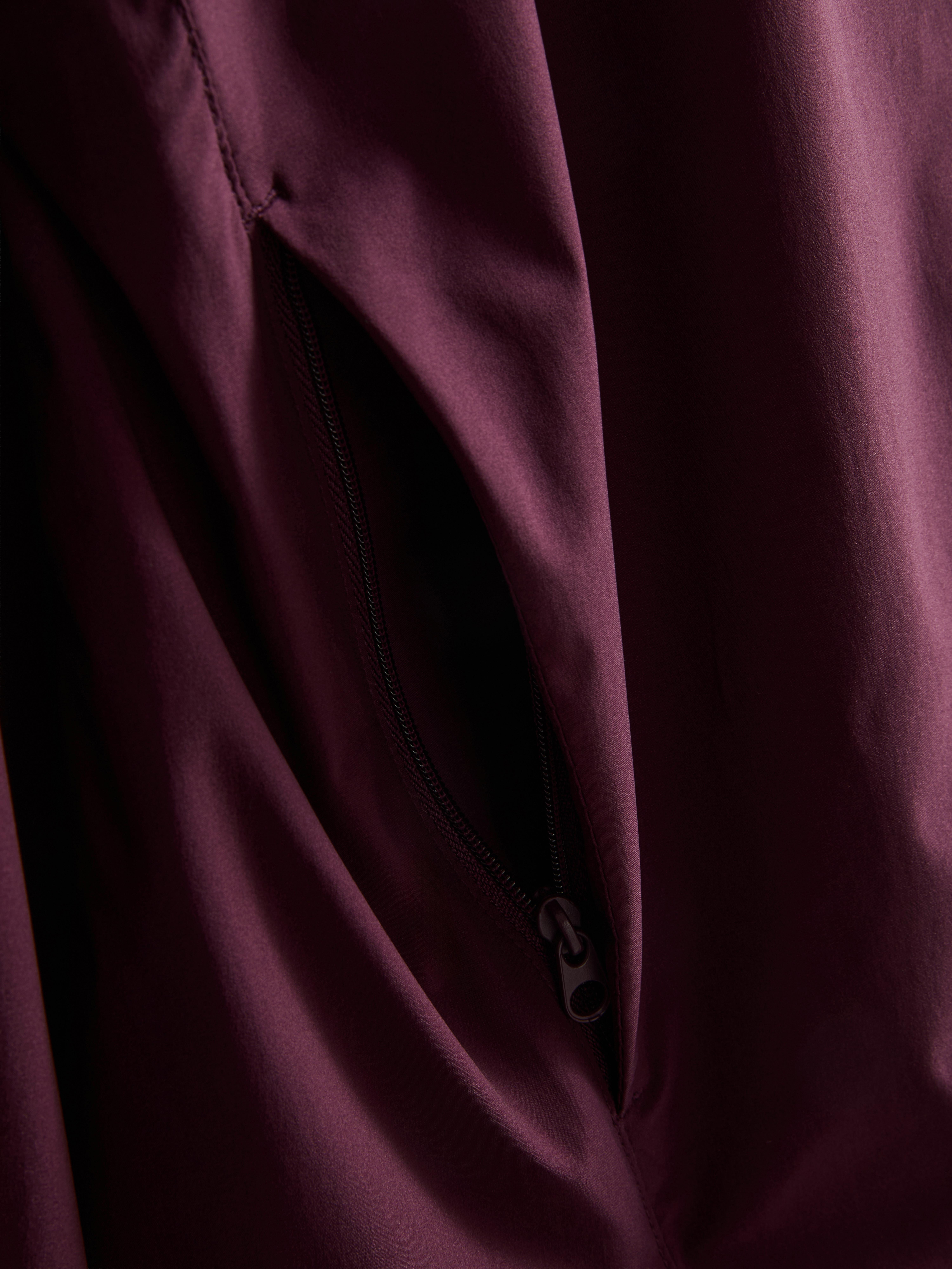 Veste de pluie zippée repliable