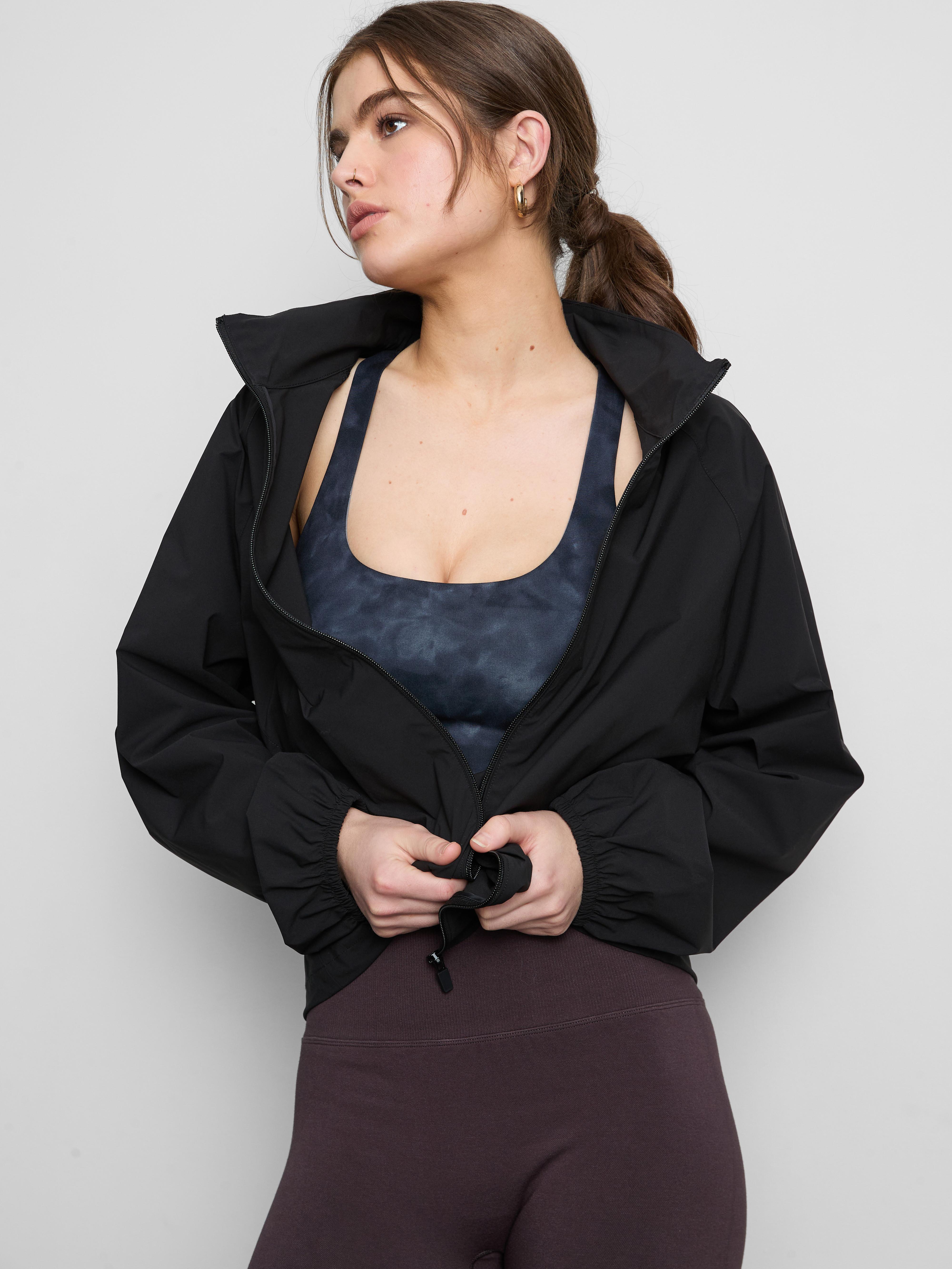 Lehká bunda do deště se zipem