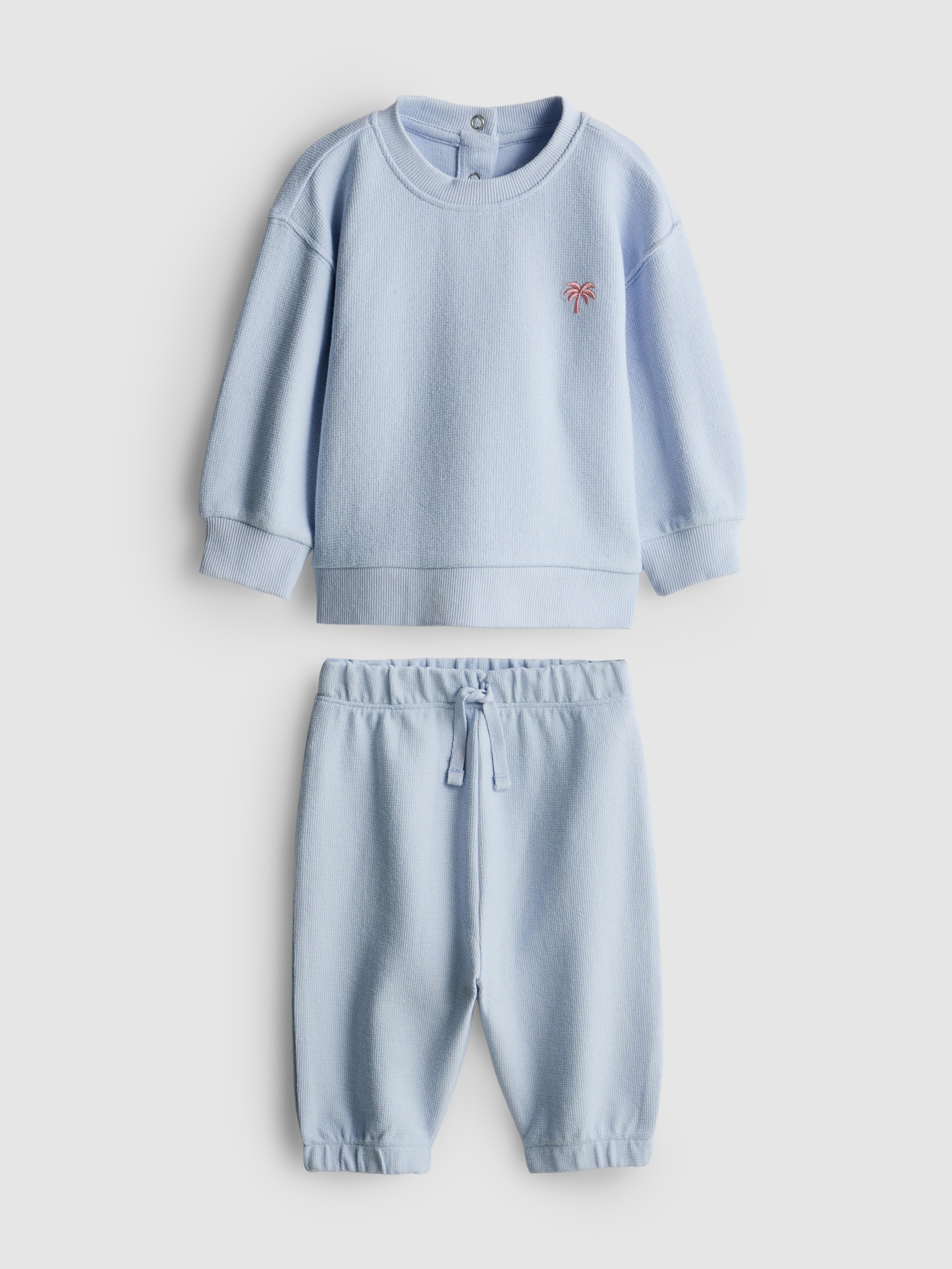 0-18 mesi | Set felpa e pantaloni da tuta strutturati