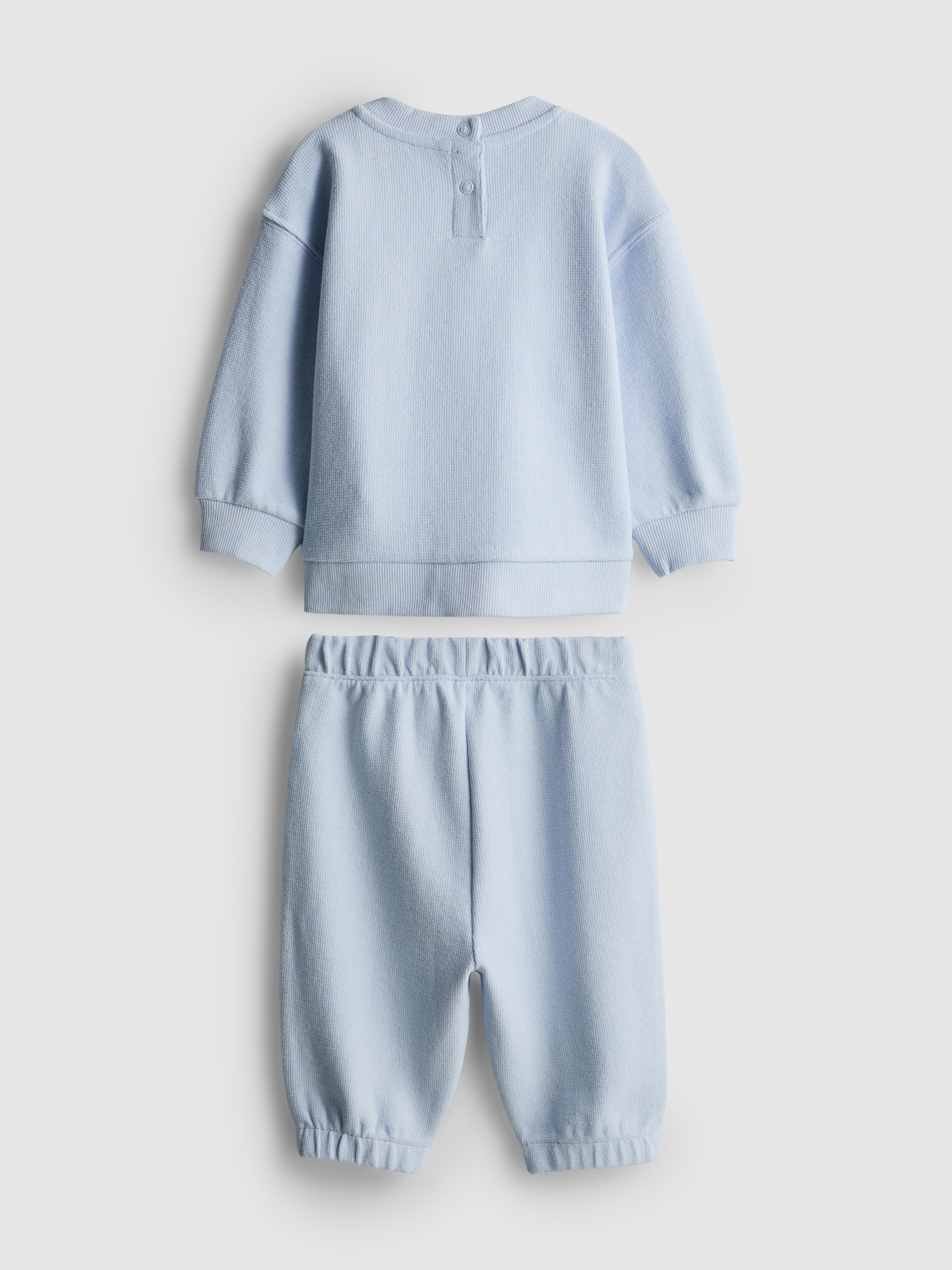 0-18 mesi | Set felpa e pantaloni da tuta strutturati