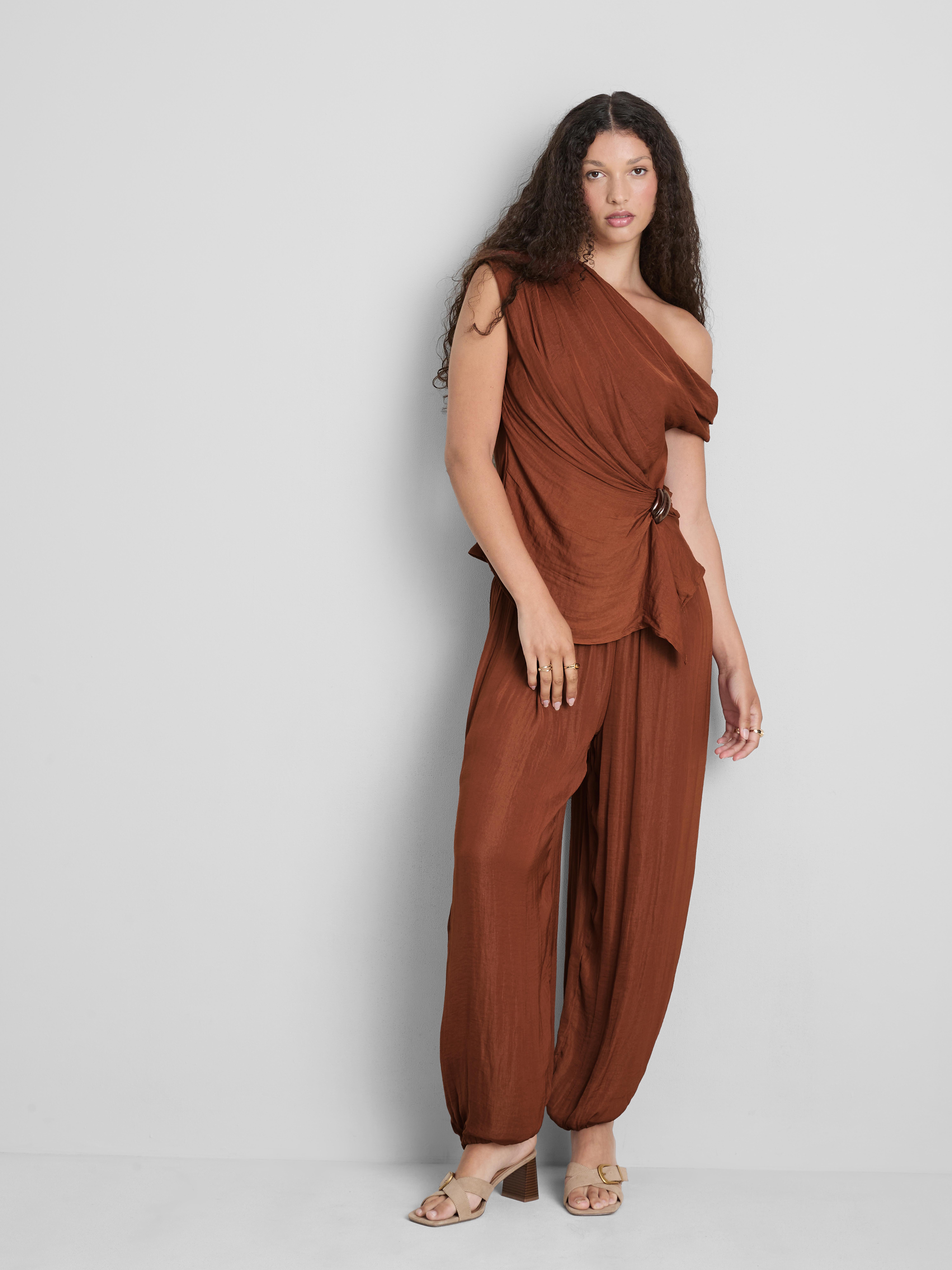 The Edit Hardware Drape Top