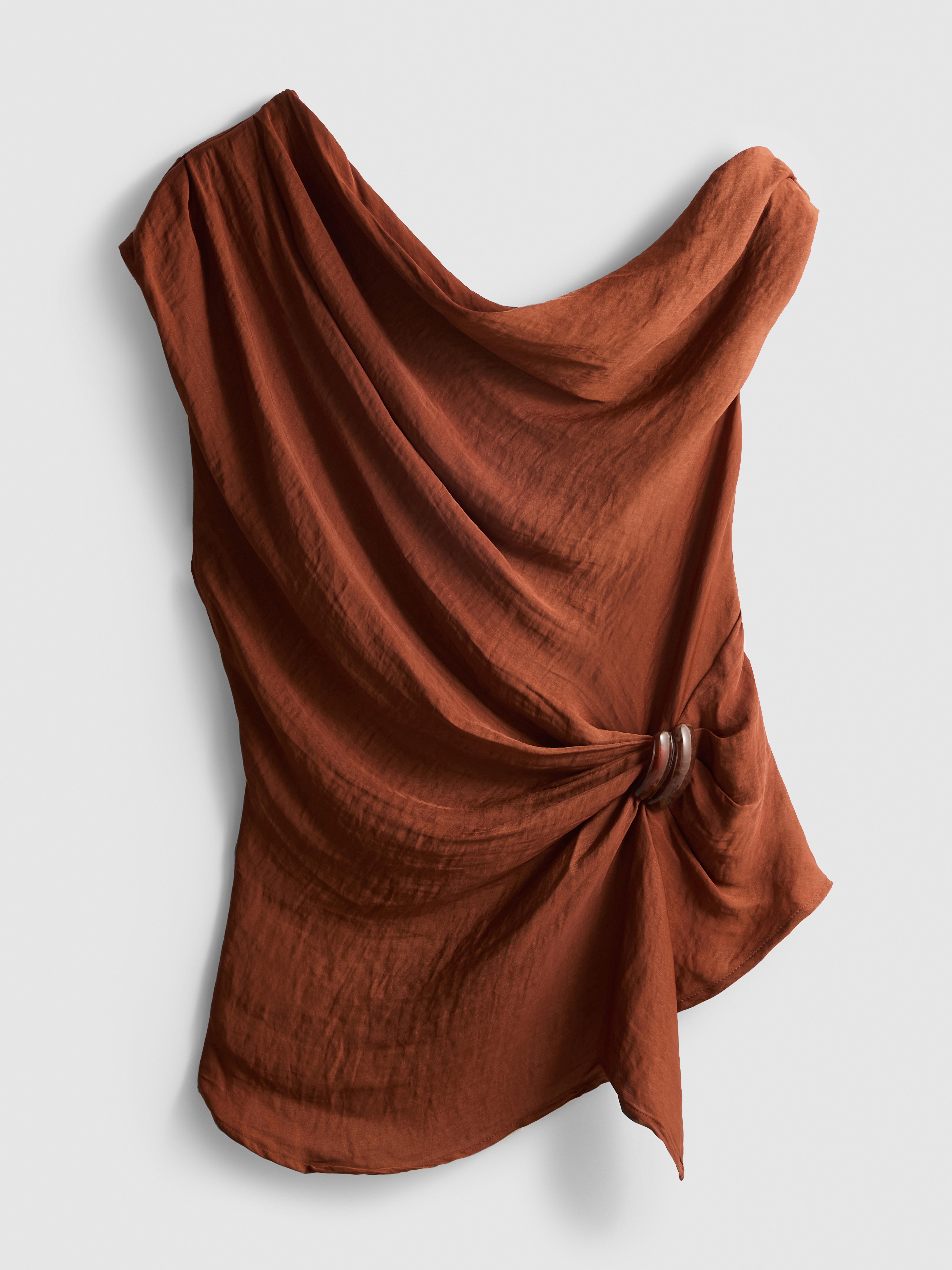 The Edit Hardware Drape Top