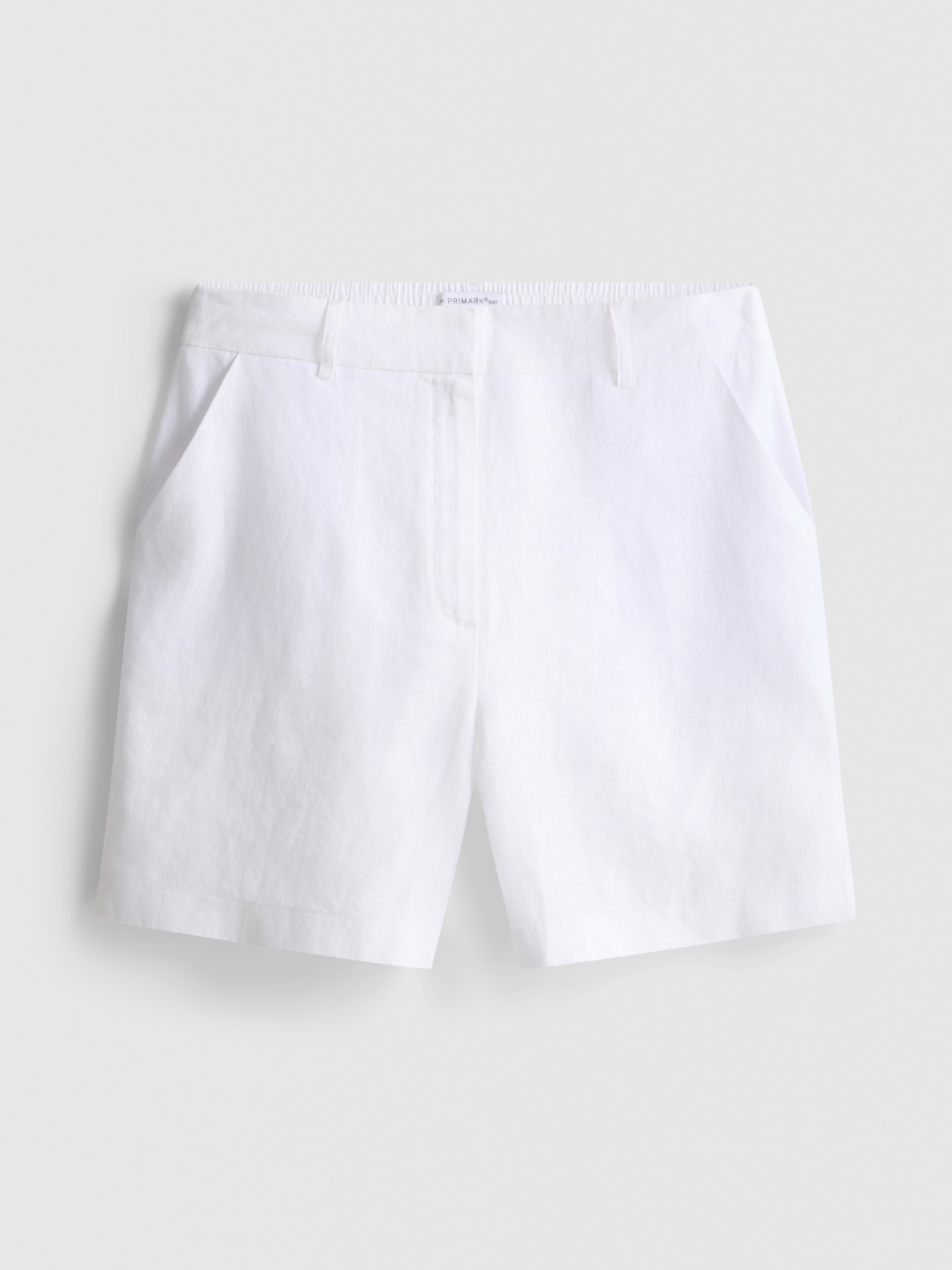 The Edit Linen Classic Shorts