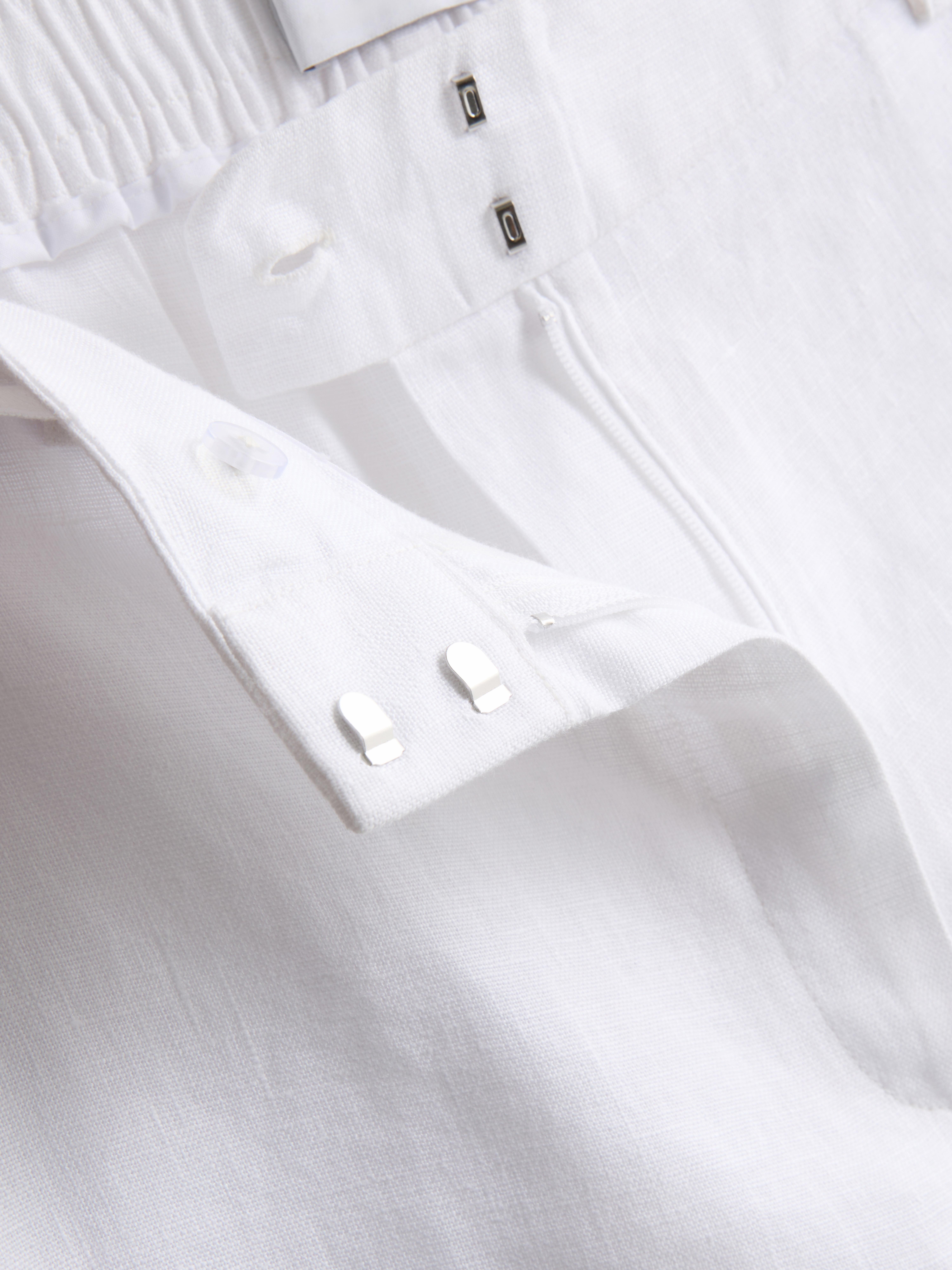 Klassische „The Edit“ Leinen-Shorts